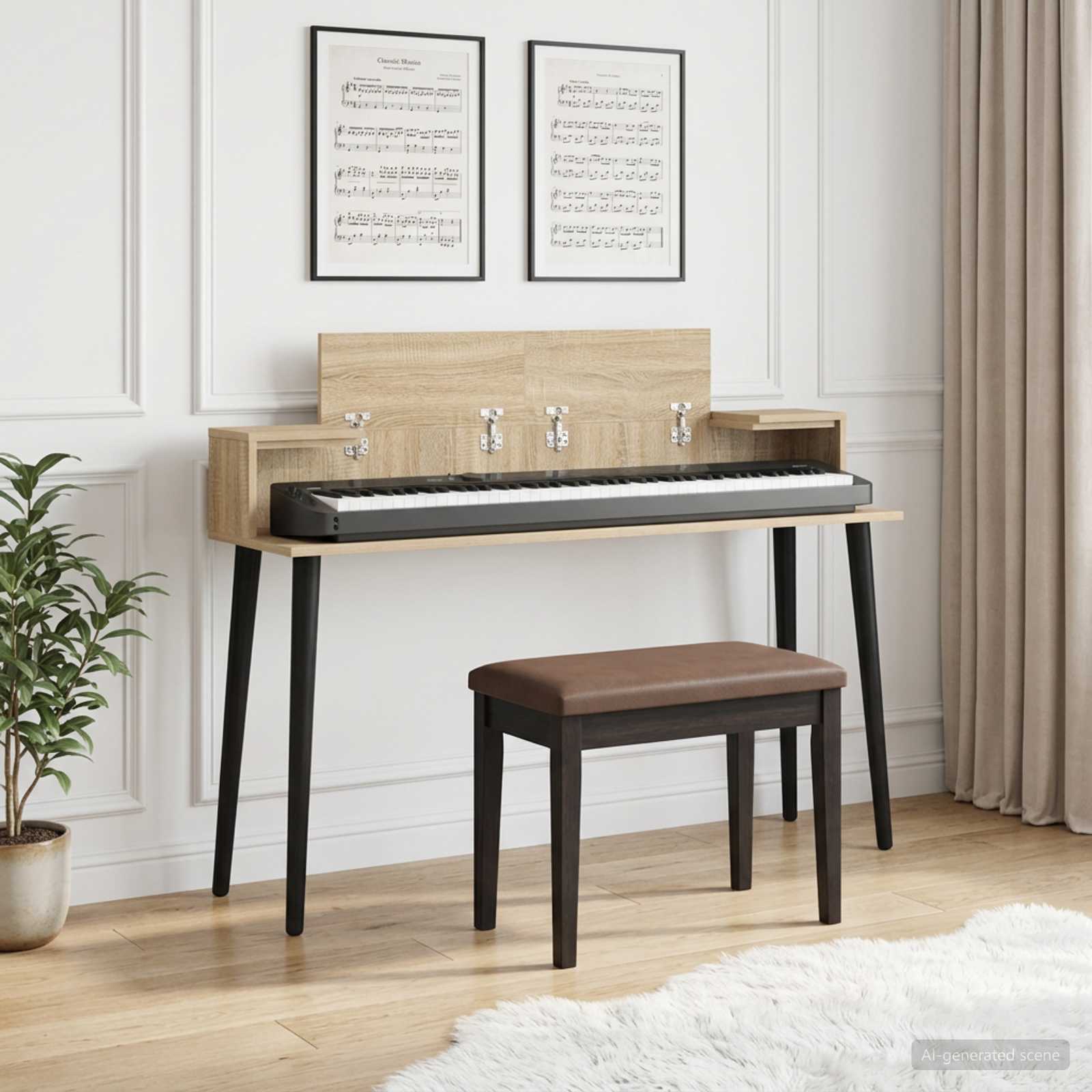 Γραφείο Στούντιο Sonoma Δρυς 130 x 36 x 19,5 εκ. - Pakobazaar