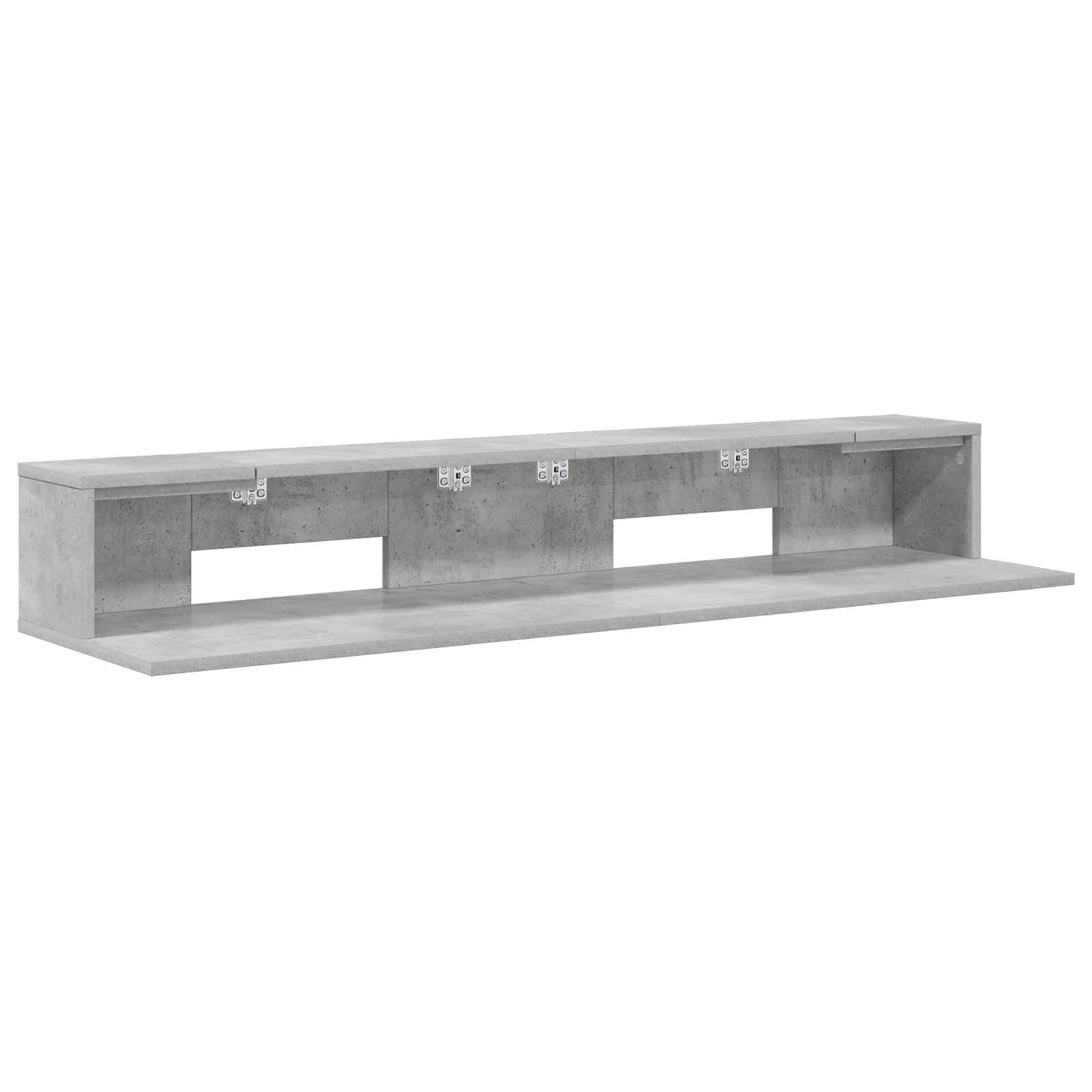 Γραφείο Στούντιο Γκρι Σκυροδέματος 130 x 36 x 19,5 εκ.