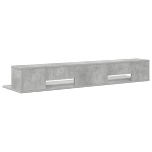 Γραφείο Στούντιο Γκρι Σκυροδέματος 130 x 36 x 19,5 εκ.