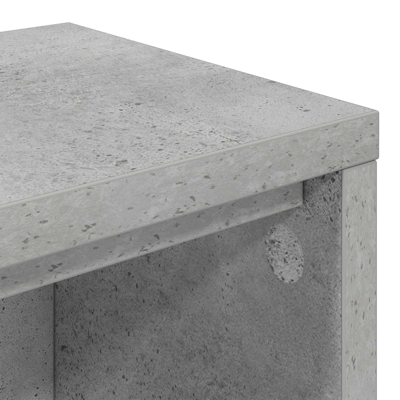 Γραφείο Στούντιο Γκρι Σκυροδέματος 110 x 36 x 19,5 εκ. - Pakobazaar