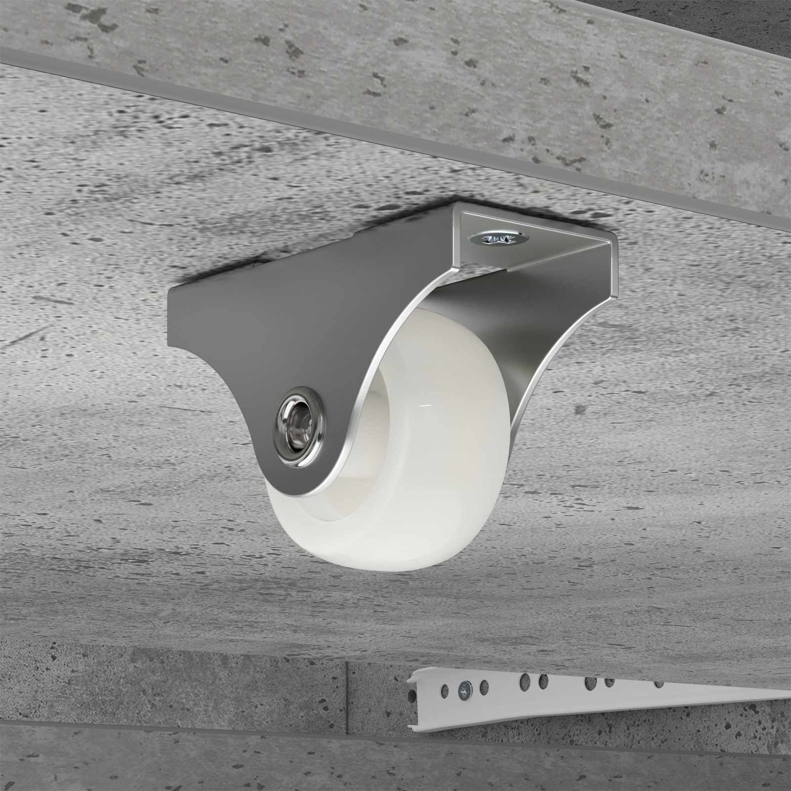 Γραφείο Στούντιο Γκρι Σκυροδέματος 152 x 42,5 x 36 εκ