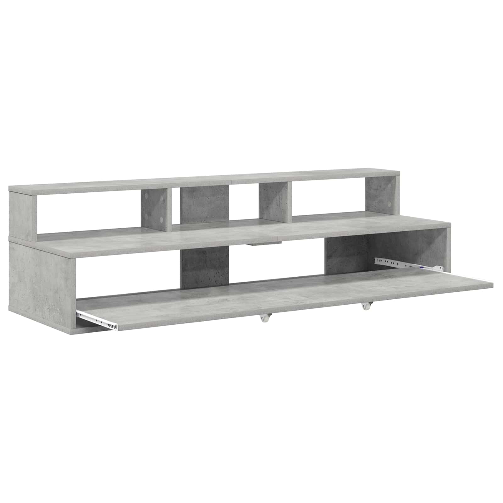 Γραφείο Στούντιο Γκρι Σκυροδέματος 152 x 42,5 x 36 εκ