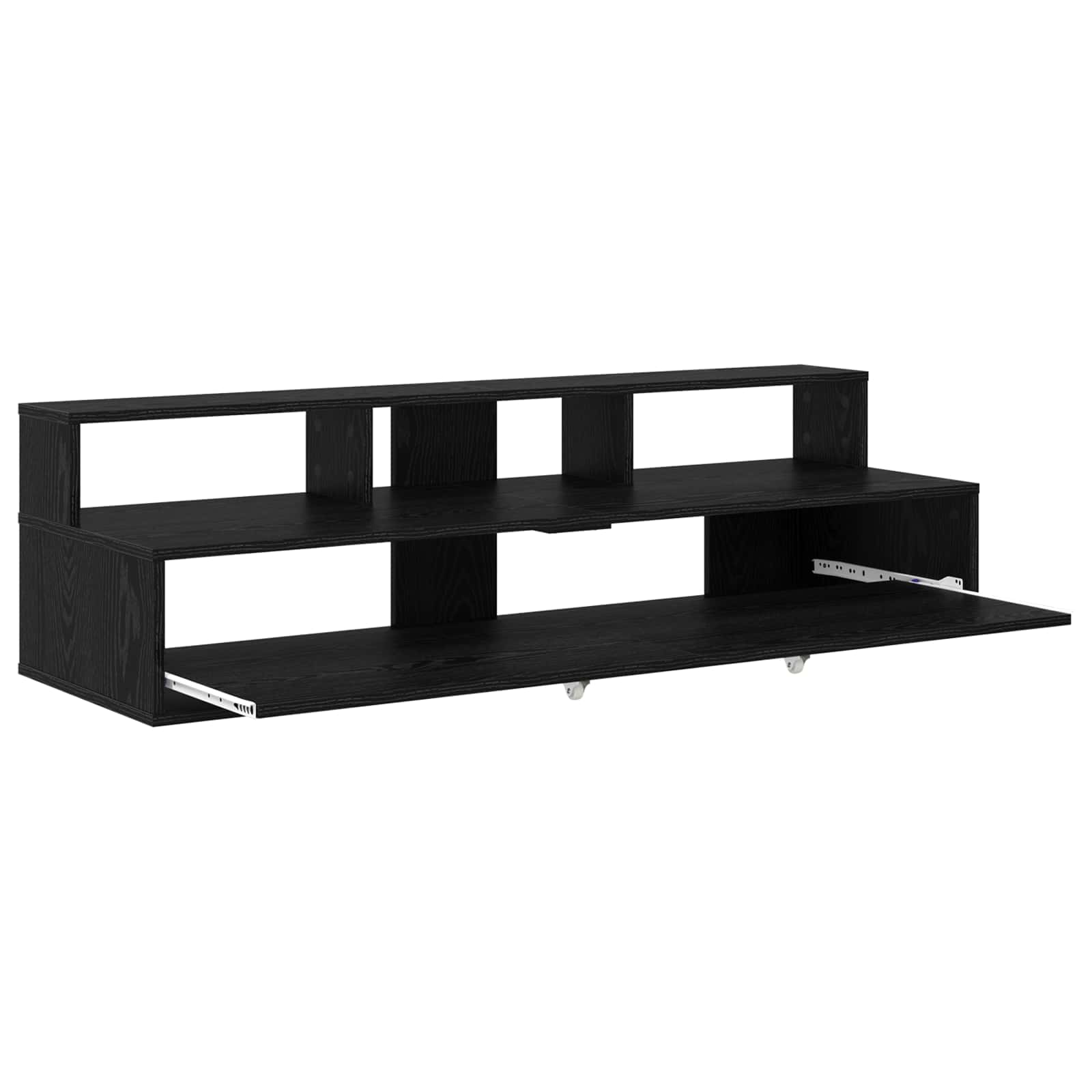 Γραφείο Στούντιο Μαύρη Δρυς 130 x 42,5 x 36 εκ - Pakobazaar