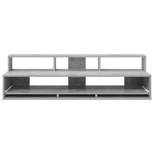 Γραφείο Στούντιο Γκρι Σκυροδέματος 130 x 42,5 x 36 εκ - Pakobazaar