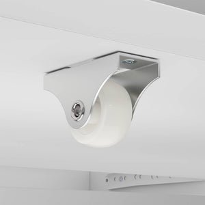 Γραφείο Στούντιο Λευκό 110 x 42,5 x 36 εκ Επεξεργασμένο Ξύλο - Pakobazaar