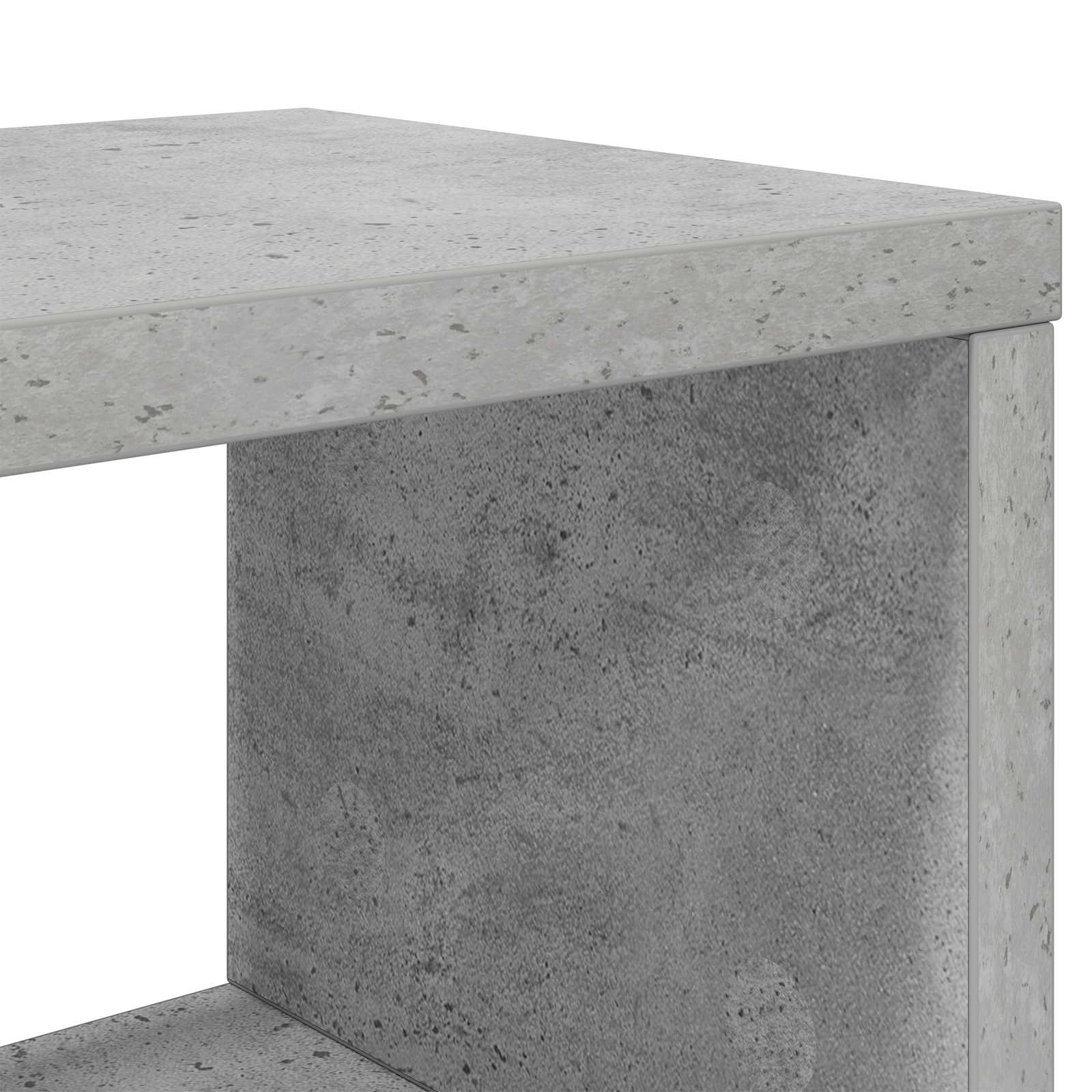 Γραφείο Στούντιο Γκρι Σκυροδέματος 110 x 42,5 x 36 εκ - Pakobazaar