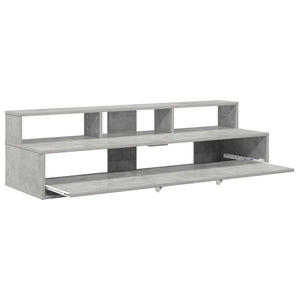 Γραφείο Στούντιο Γκρι Σκυροδέματος 110 x 42,5 x 36 εκ - Pakobazaar