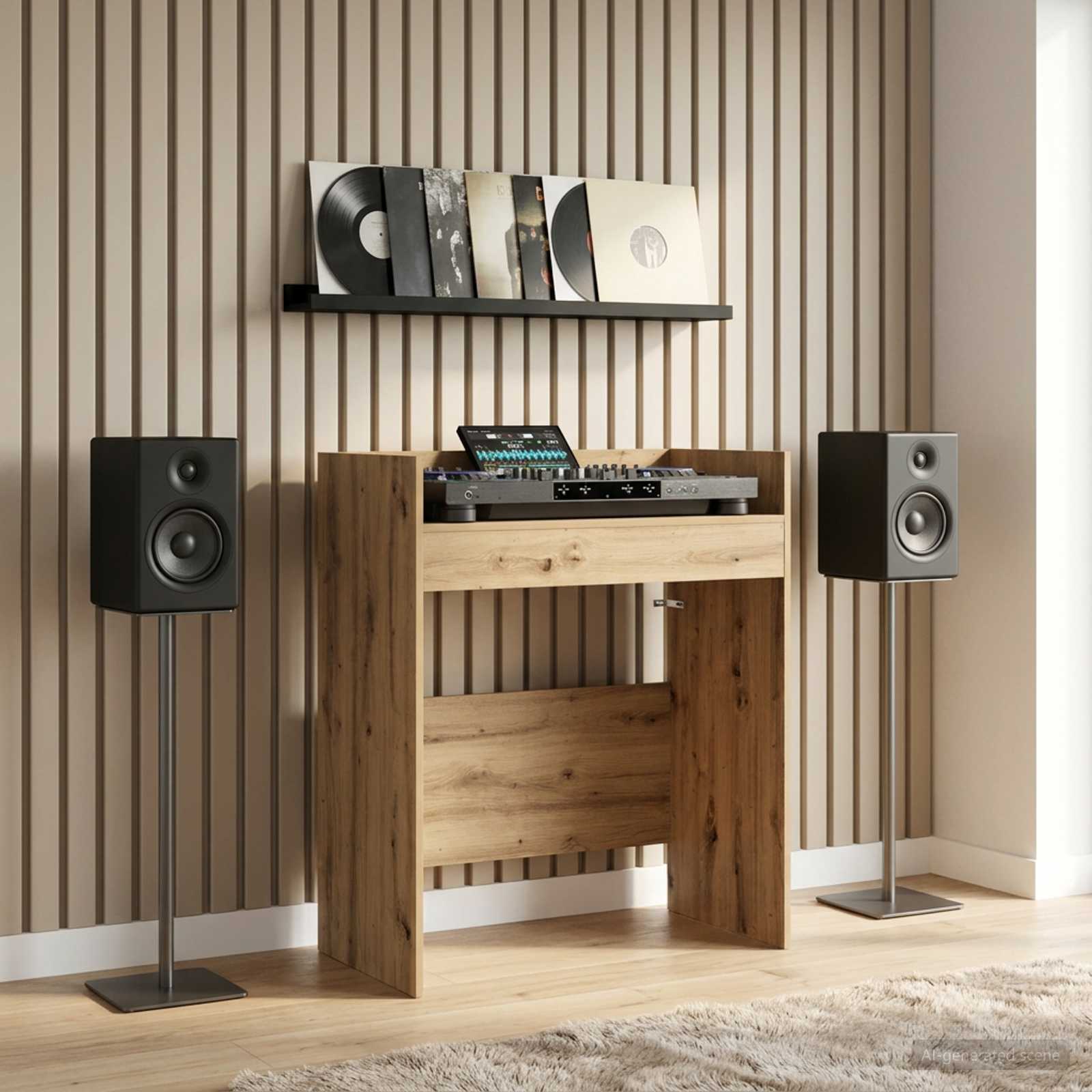 Πίνακας DJ Artisan Δρυς 82 x 45 x 102 εκ. Επεξεργασμένο Ξύλο