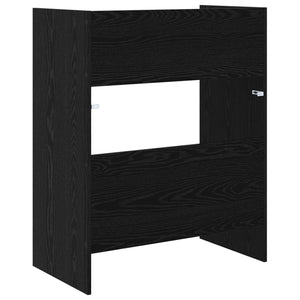Πίνακας DJ Μαύρη Δρυς 62 x 45 x 102 εκ. Επεξεργασμένο Ξύλο