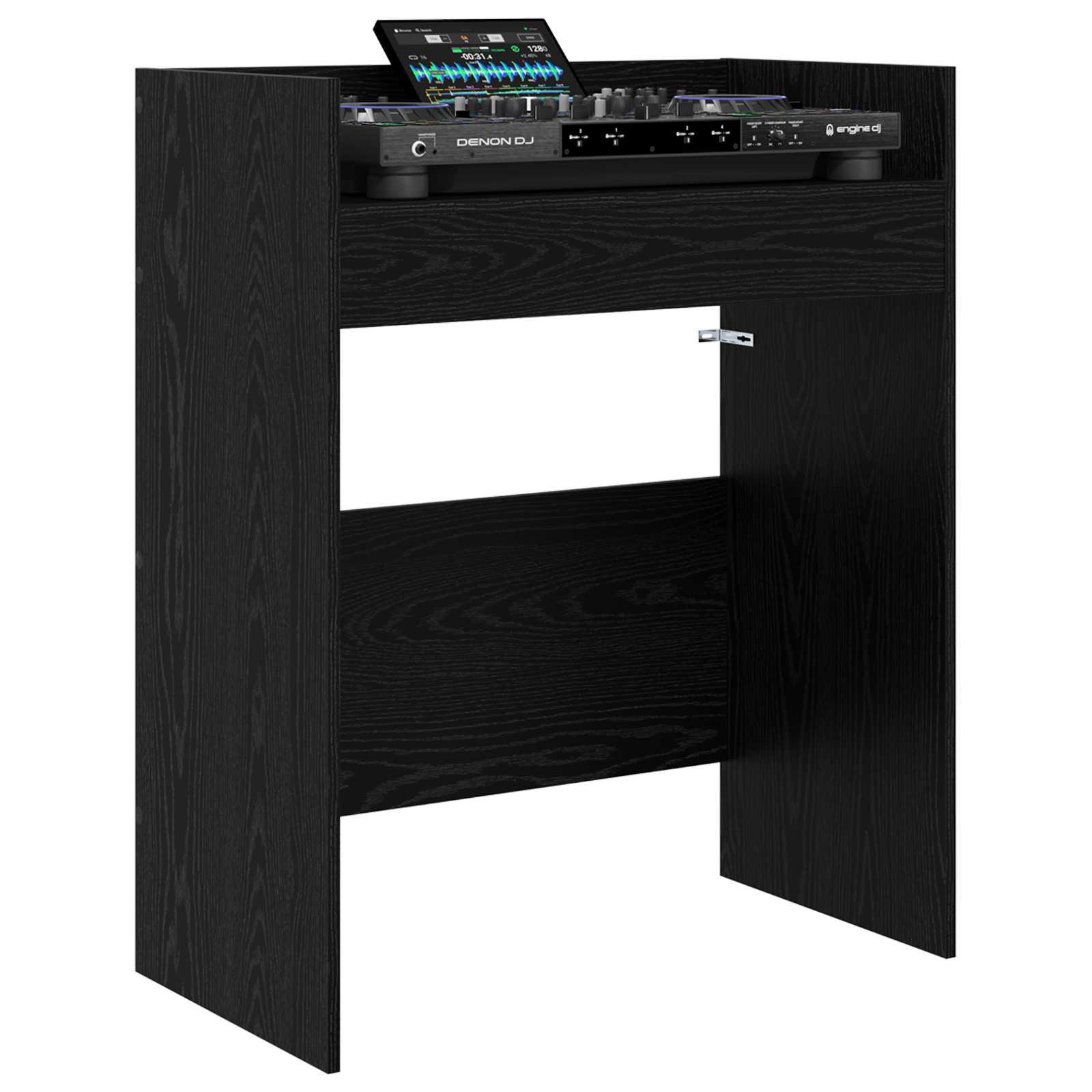 Πίνακας DJ Μαύρη Δρυς 62 x 45 x 102 εκ. Επεξεργασμένο Ξύλο