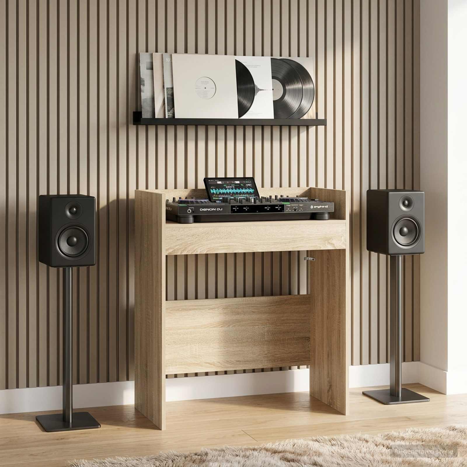 Πίνακας DJ Sonoma Δρυς 62 x 45 x 102 εκ. Επεξεργασμένο Ξύλο - Pakobazaar