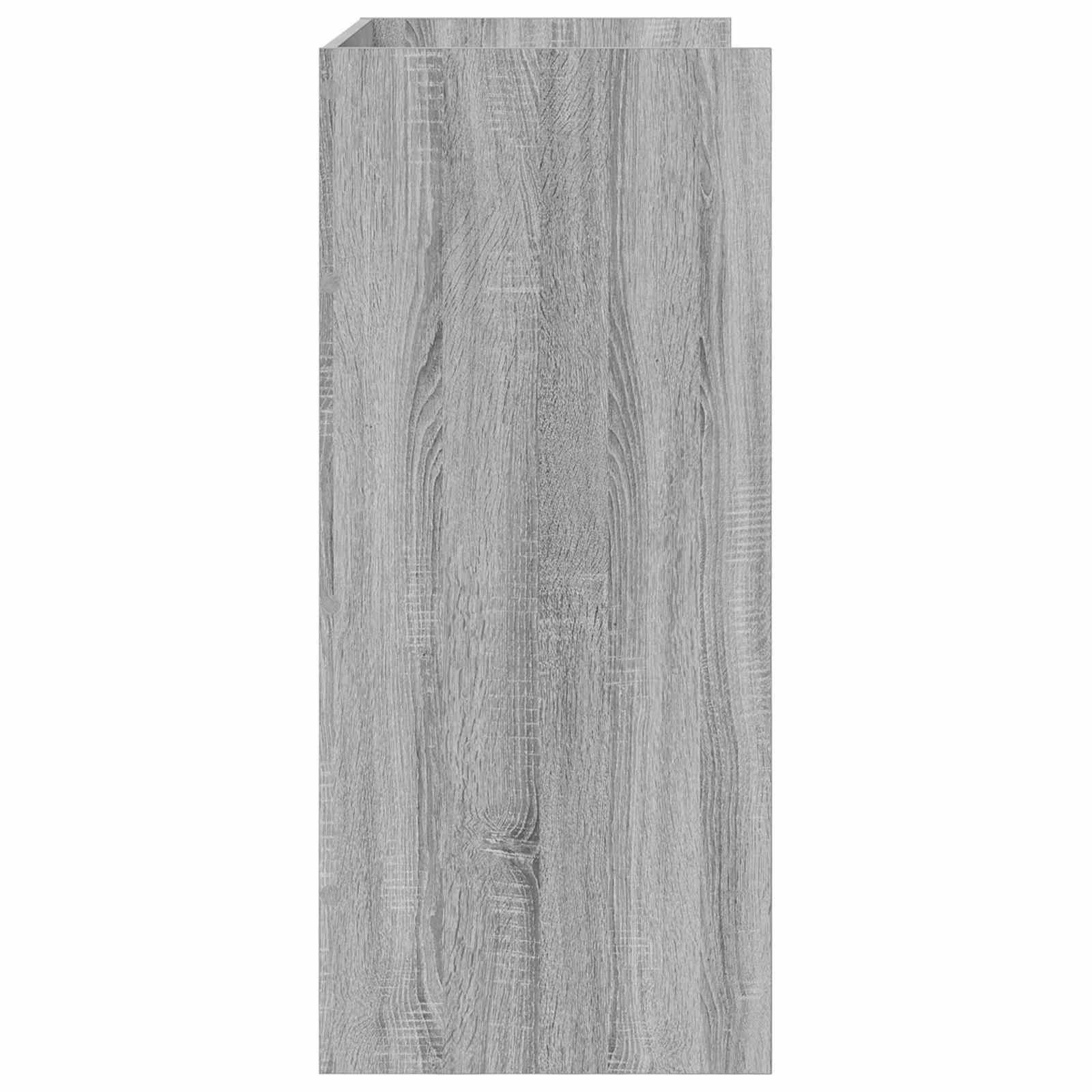 Πίνακας DJ Γκρι Sonoma 62 x 45 x 102 εκ. Επεξεργασμένο Ξύλο