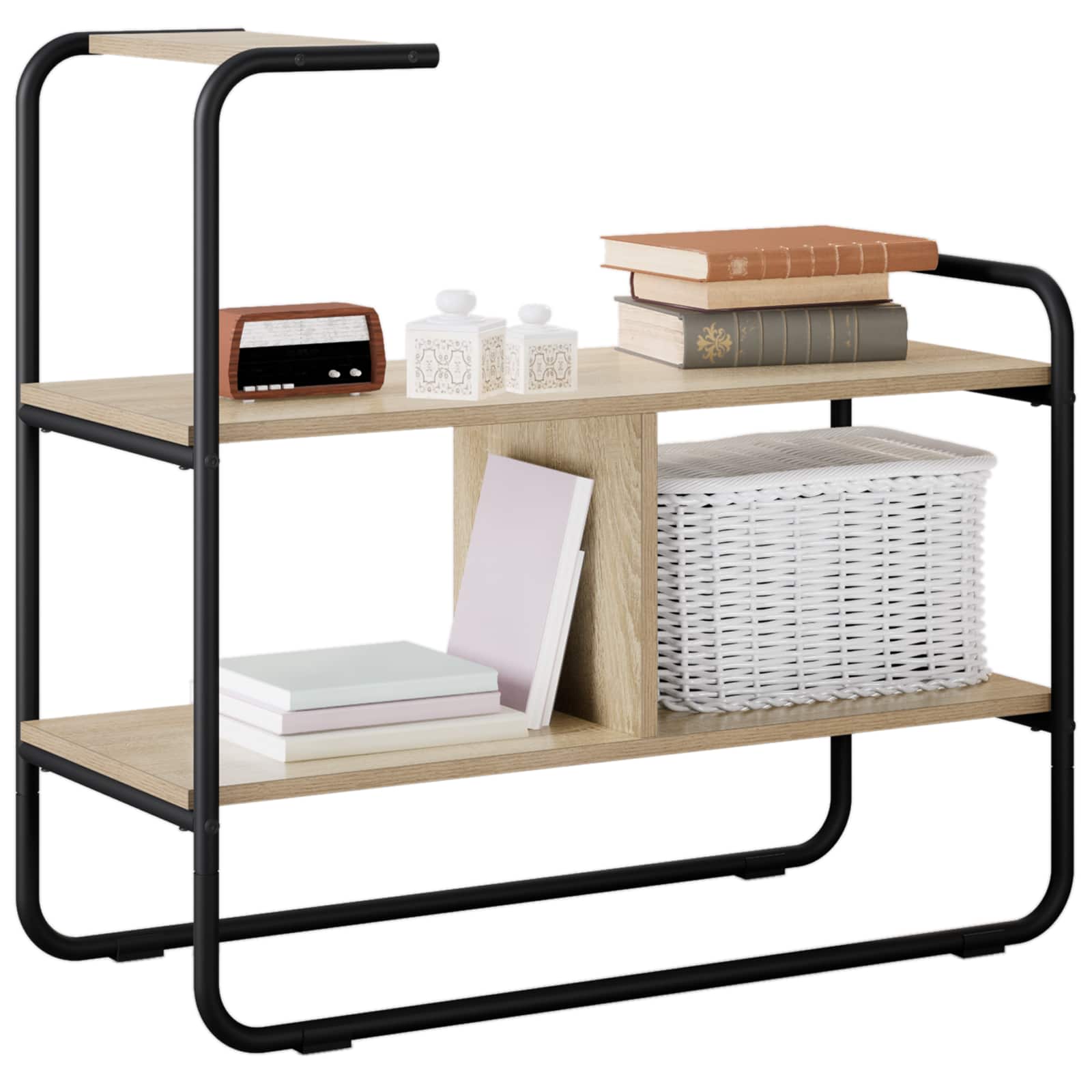Τραπέζι κονσόλας Sonoma Δρυς 80 x 35 x 75 cm Επεξεργασμένο Ξύλο