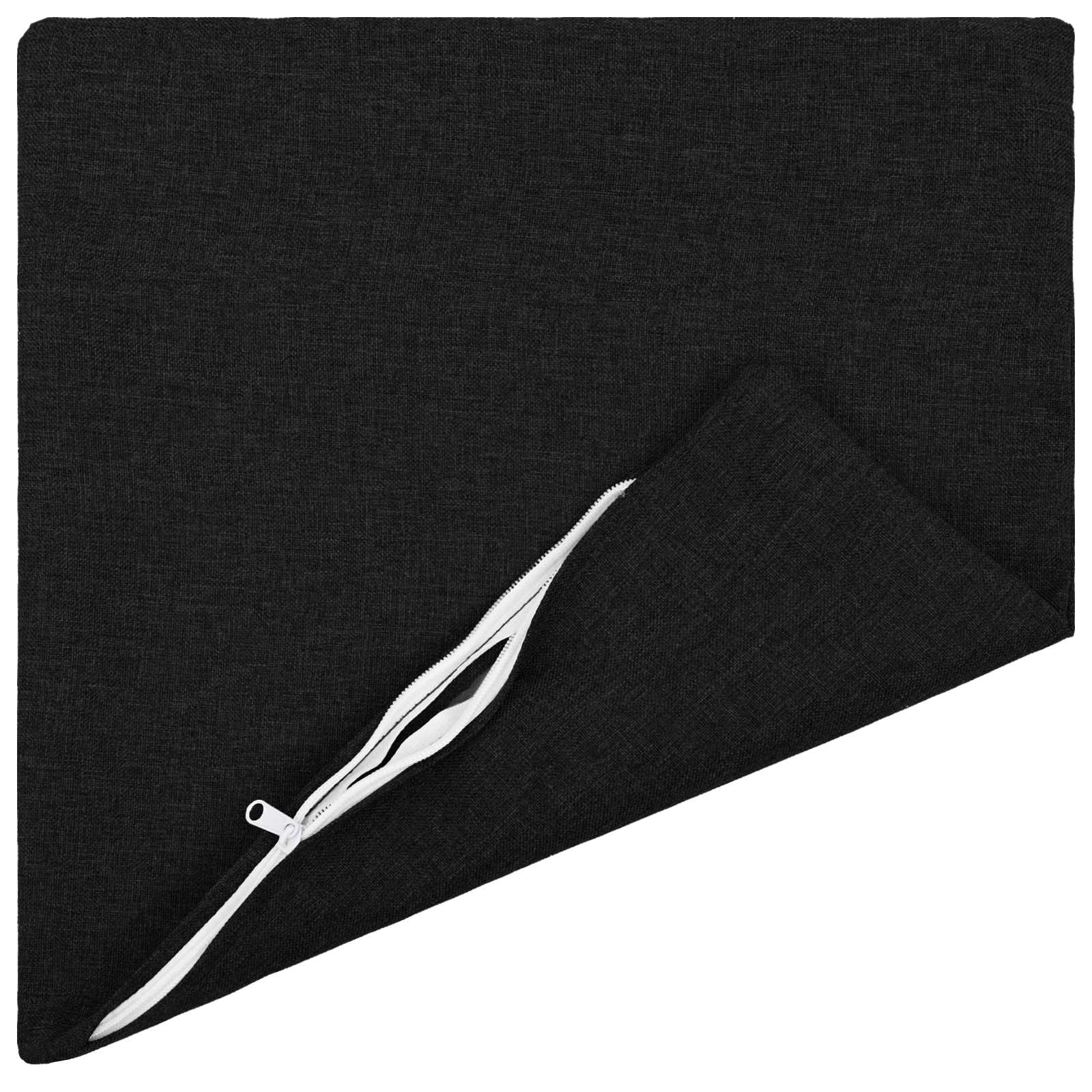 Κάλυμμα Μαξιλαριού 2 pcs HEERLEN Μαύρο 30 x 30 cm
