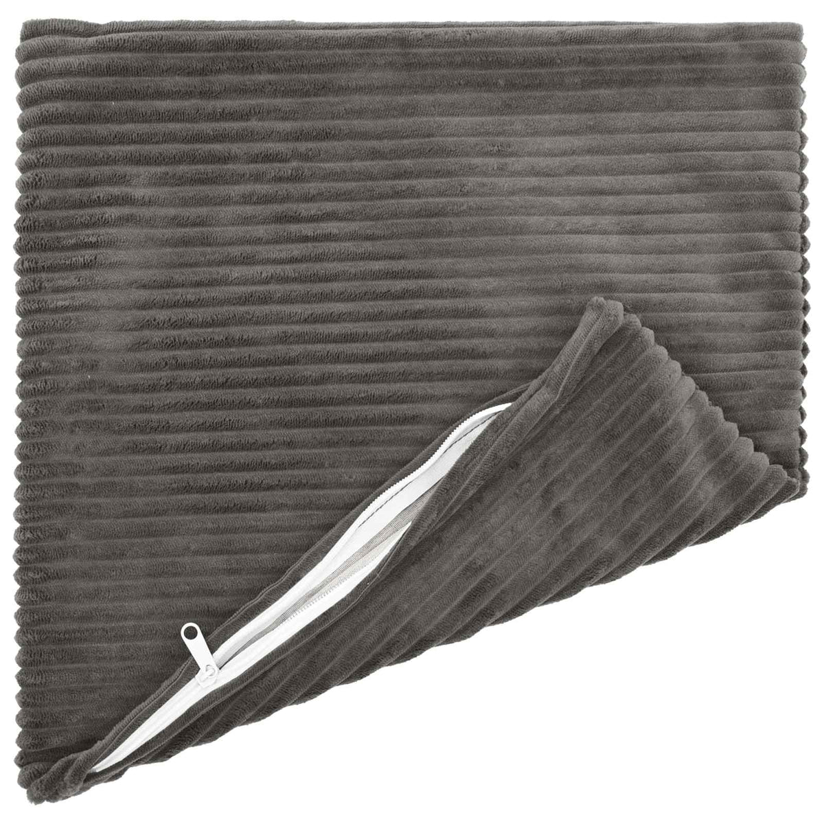 Κάλυμμα Μαξιλαριού 2 τμχ. HEERLEN Σκούρο Γκρι 30 x 30 cm - Pakobazaar