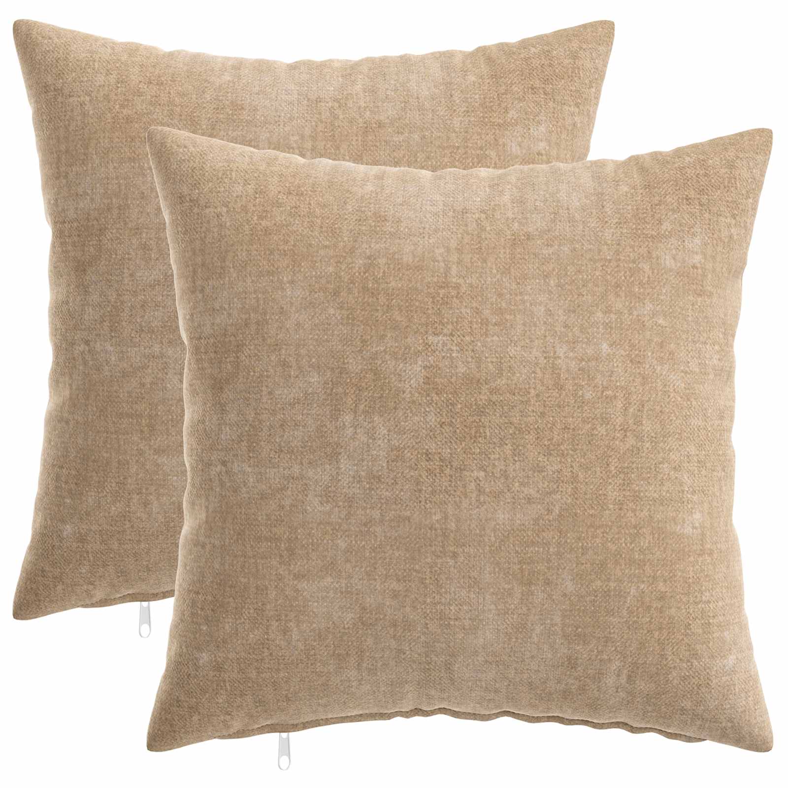 Κάλυμμα Μαξιλαριού 2 τμχ. HEERLEN Taupe 30 x 30 cm - Pakobazaar