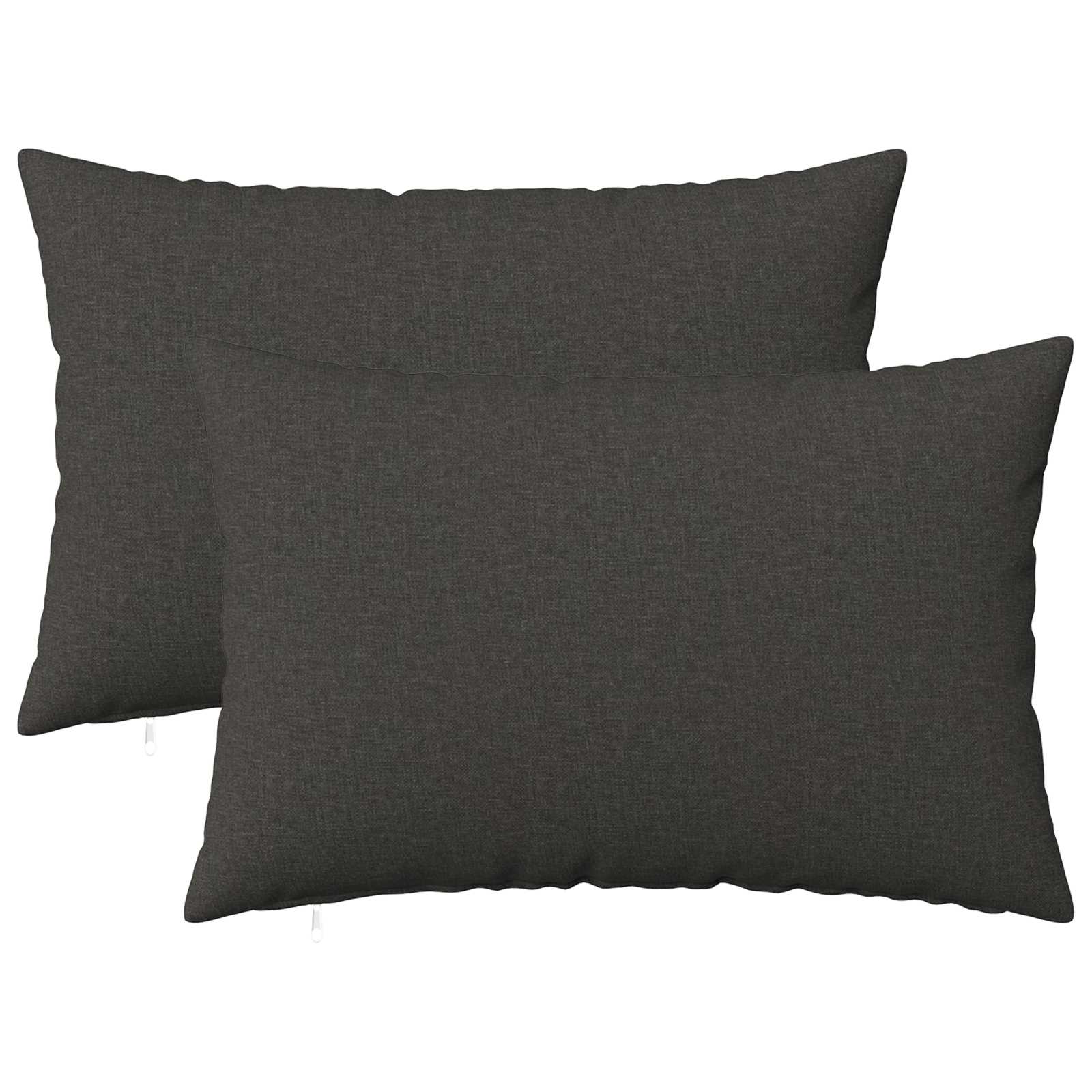 Κάλυμμα Μαξιλαριού 2 pcs HEERLEN Σκούρο Γκρι 30 x 50 cm
