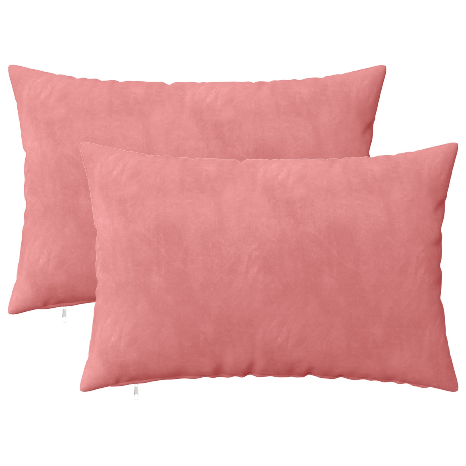 Κάλυμμα Μαξιλαριού 2 pcs HEERLEN Ροζ 30 x 50 cm Βελούδο - Pakobazaar