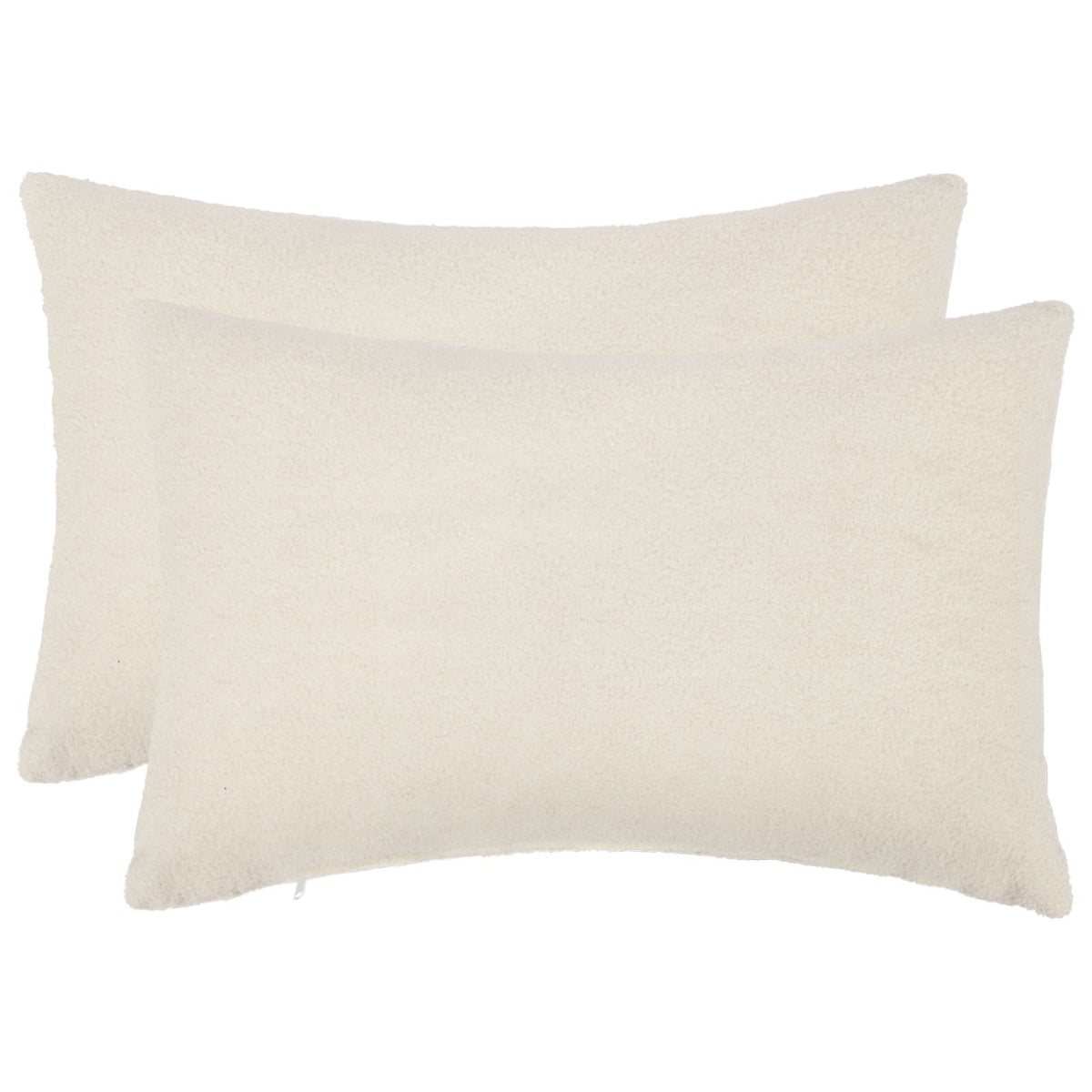 Κάλυμμα Μαξιλαριού 2 pcs HEERLEN Κρεμ 30 x 50 cm Μπουκλέ - Pakobazaar