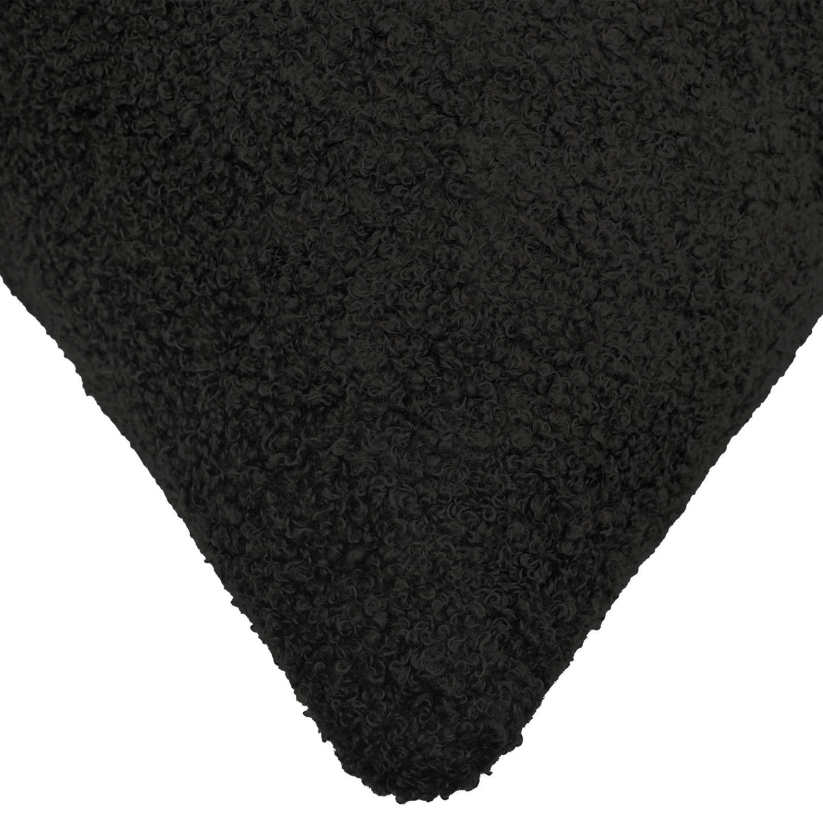 Κάλυμμα Μαξιλαριού 2 pcs HEERLEN Μαύρο 30 x 50 cm Μπουκλέ - Pakobazaar