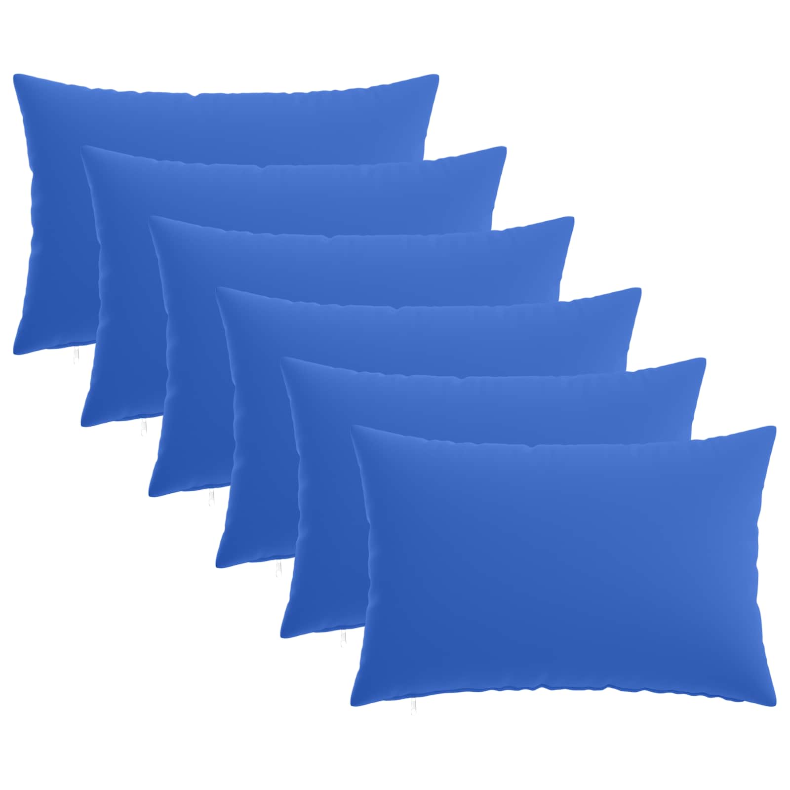 Κάλυμμα Μαξιλαριού 6 pcs HEERLEN Βασιλικό Μπλε 30 x 50 cm