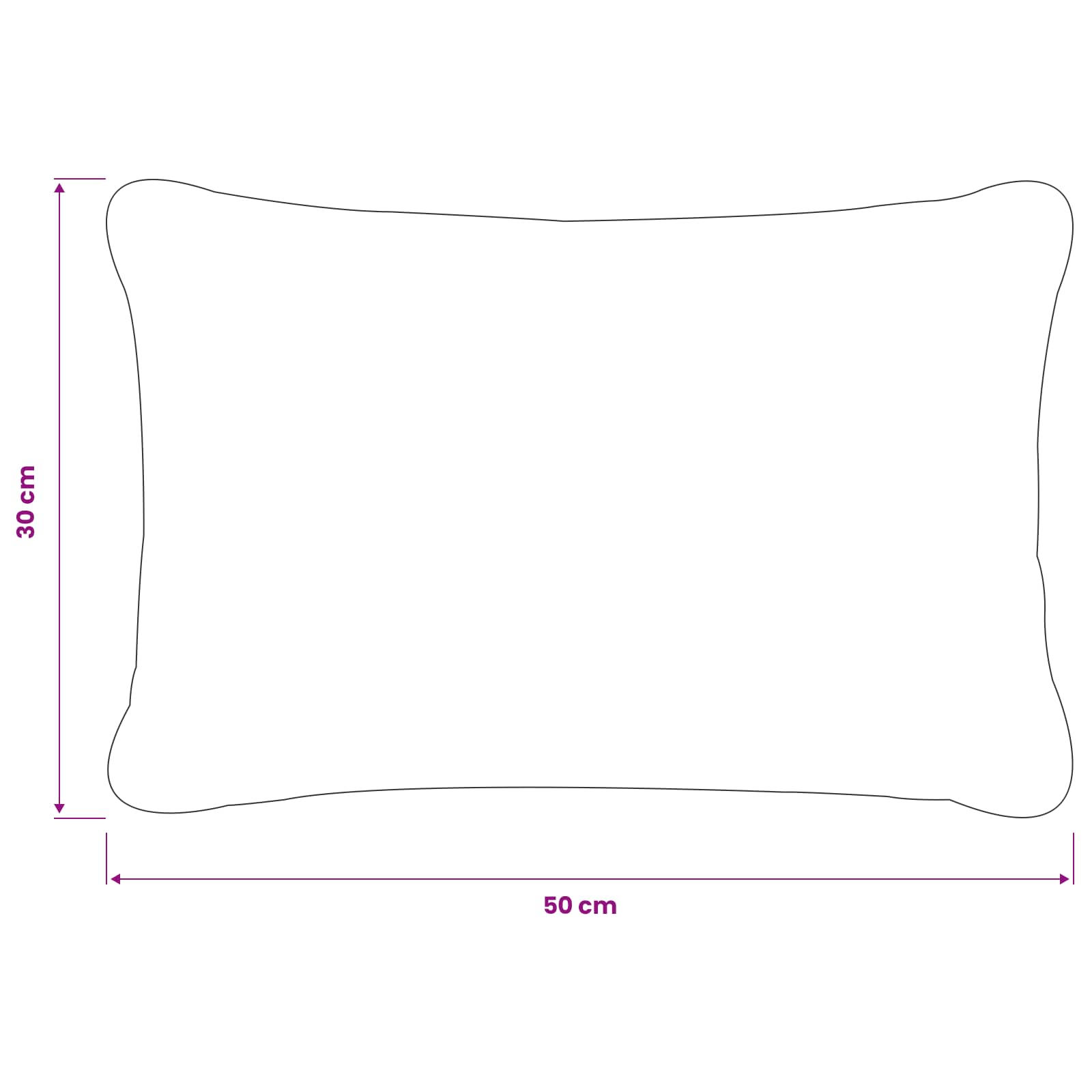 Κάλυμμα Μαξιλαριού 2 pcs HEERLEN Σκούρο Πράσινο 30 x 50 cm