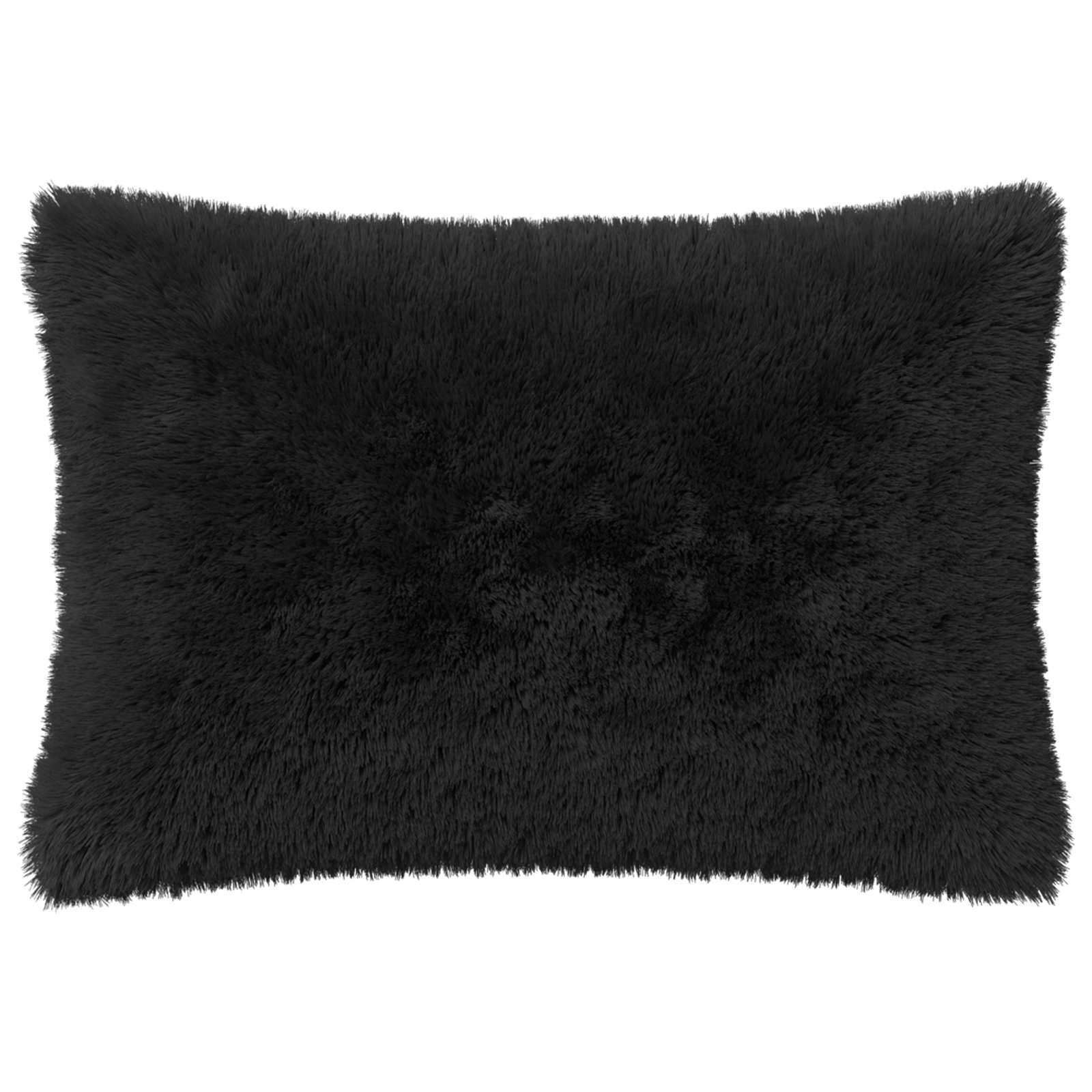 Κάλυμμα Μαξιλαριού 6 pcs HEERLEN Μαύρο 30 x 50 cm PV Φλίς