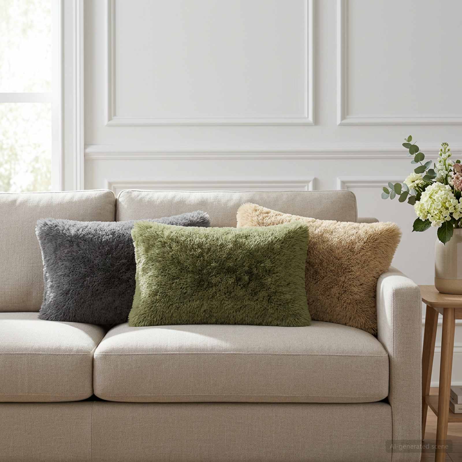 Κάλυμμα Μαξιλαριού 2 pcs HEERLEN Πράσινο 40 x 60 cm PV Φλίς