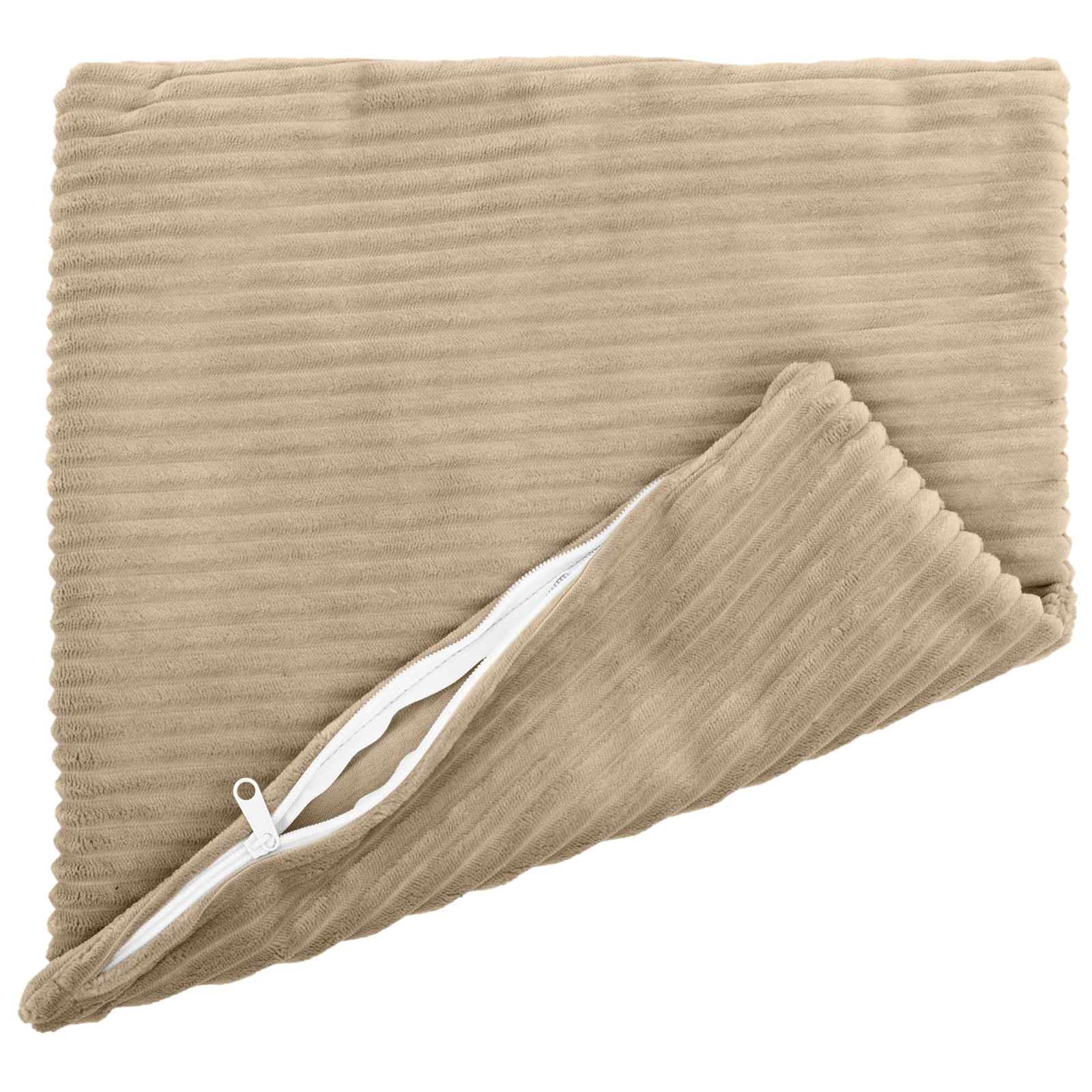 Κάλυμμα Μαξιλαριού 2 pcs HEERLEN Taupe 35 x 35 cm κορντουρόι