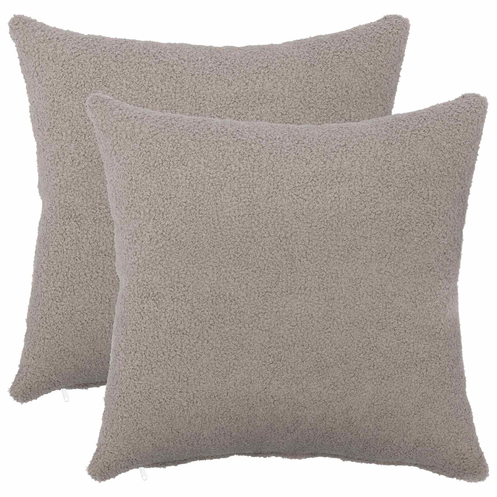 Κάλυμμα Μαξιλαριού 2 pcs HEERLEN Ανοιχτό γκρι 35 x 35 cm