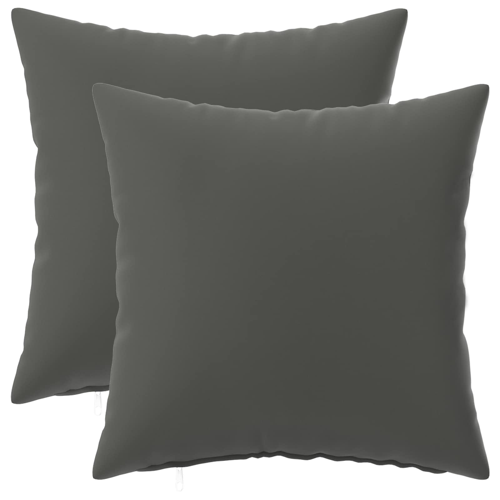 Κάλυμμα Μαξιλαριού 2 pcs HEERLEN Ανθρακί 35 x 35 cm Πολυεστέρας