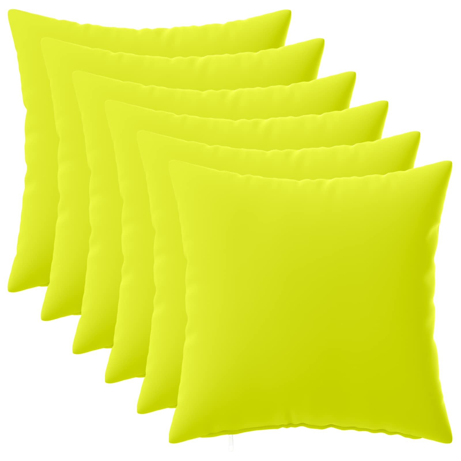 Κάλυμμα Μαξιλαριού 6 pcs HEERLEN Φωτεινό Πράσινο 35 x 35 cm