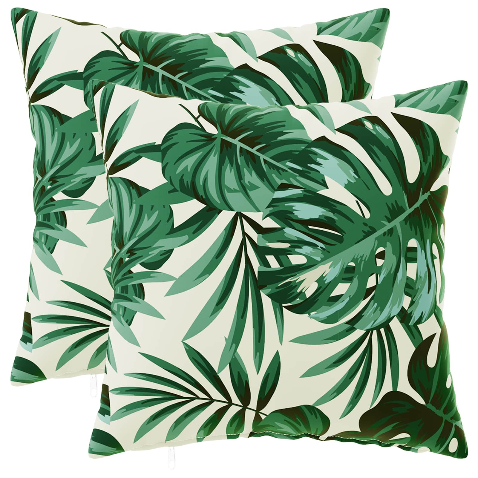 Κάλυμμα Μαξιλαριού 2 pcs HEERLEN Σχέδιο Φύλλων 35 x 35 cm