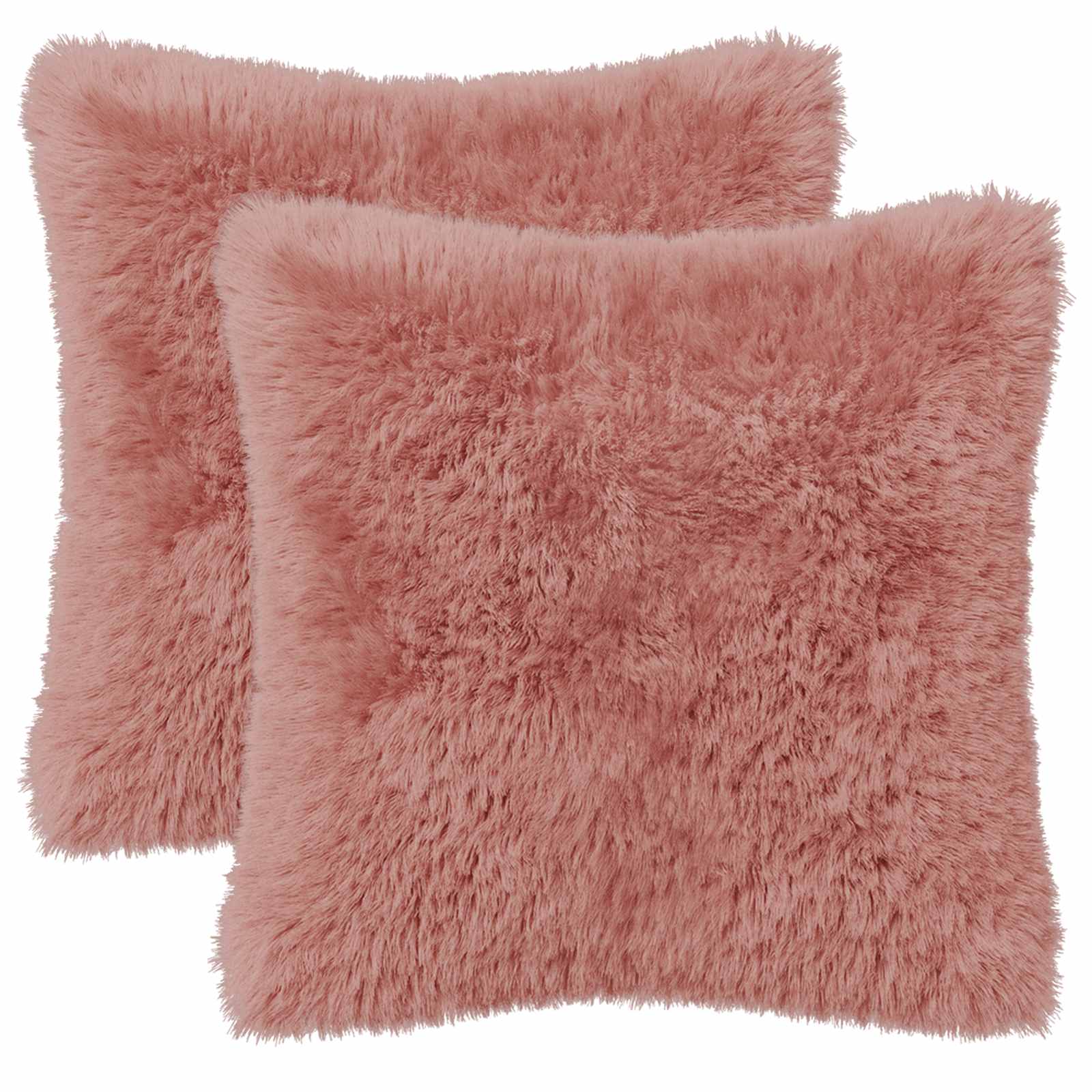 Κάλυμμα Μαξιλαριού 2 pcs HEERLEN Ροζ 35 x 35 cm PV Φλίς