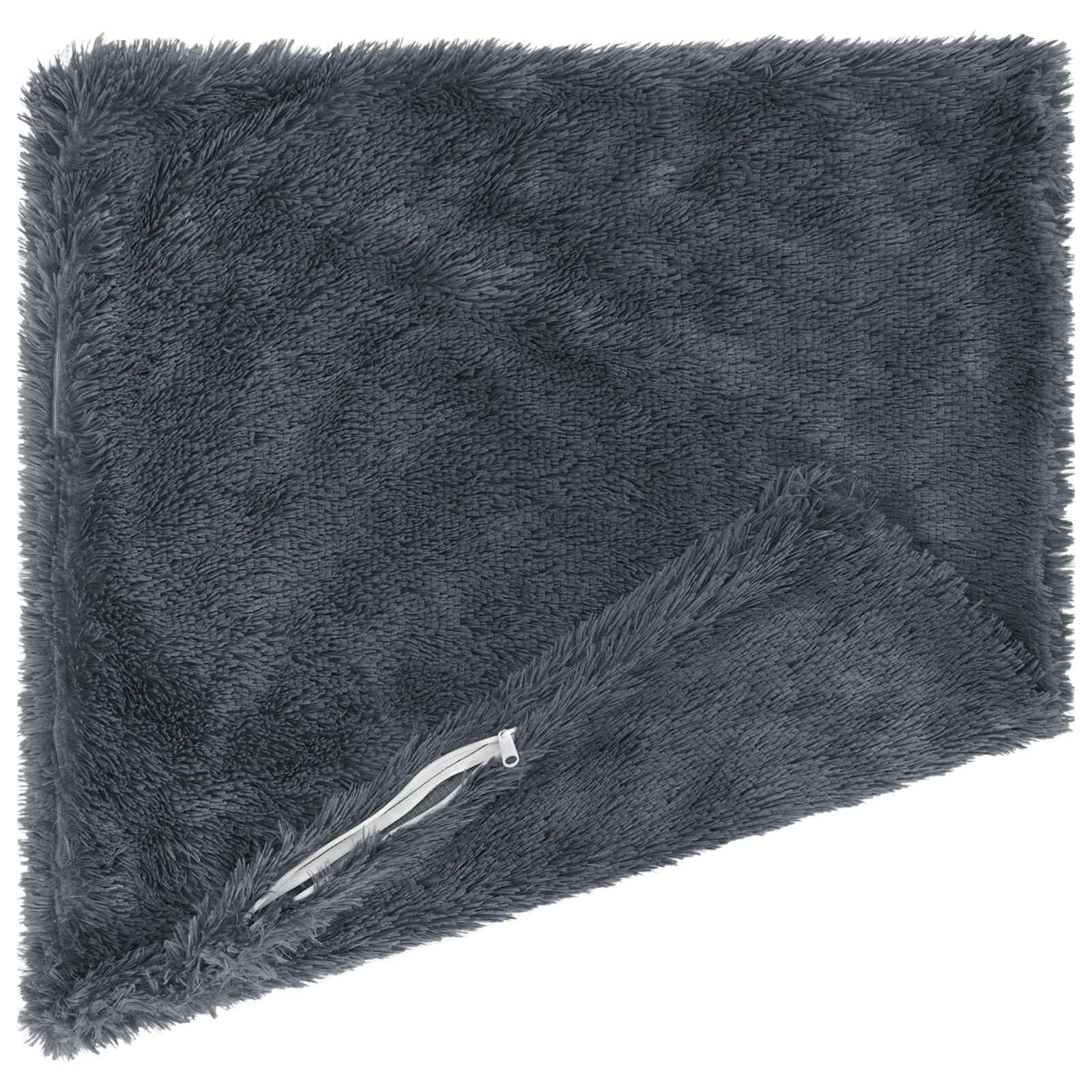 Κάλυμμα Μαξιλαριού 2 pcs HEERLEN Ανθρακί 35 x 35 cm PV Φλίς - Pakobazaar