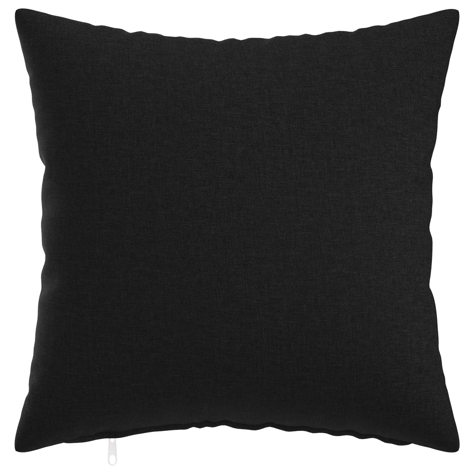 Κάλυμμα Μαξιλαριού 12 pcs HEERLEN Μαύρο 40 x 40 cm - Pakobazaar