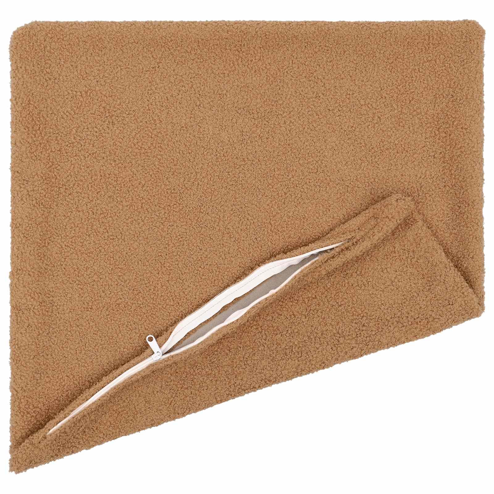 Κάλυμμα Μαξιλαριού 6 pcs HEERLEN Μπεζ 40 x 40 cm Μπουκλέ - Pakobazaar
