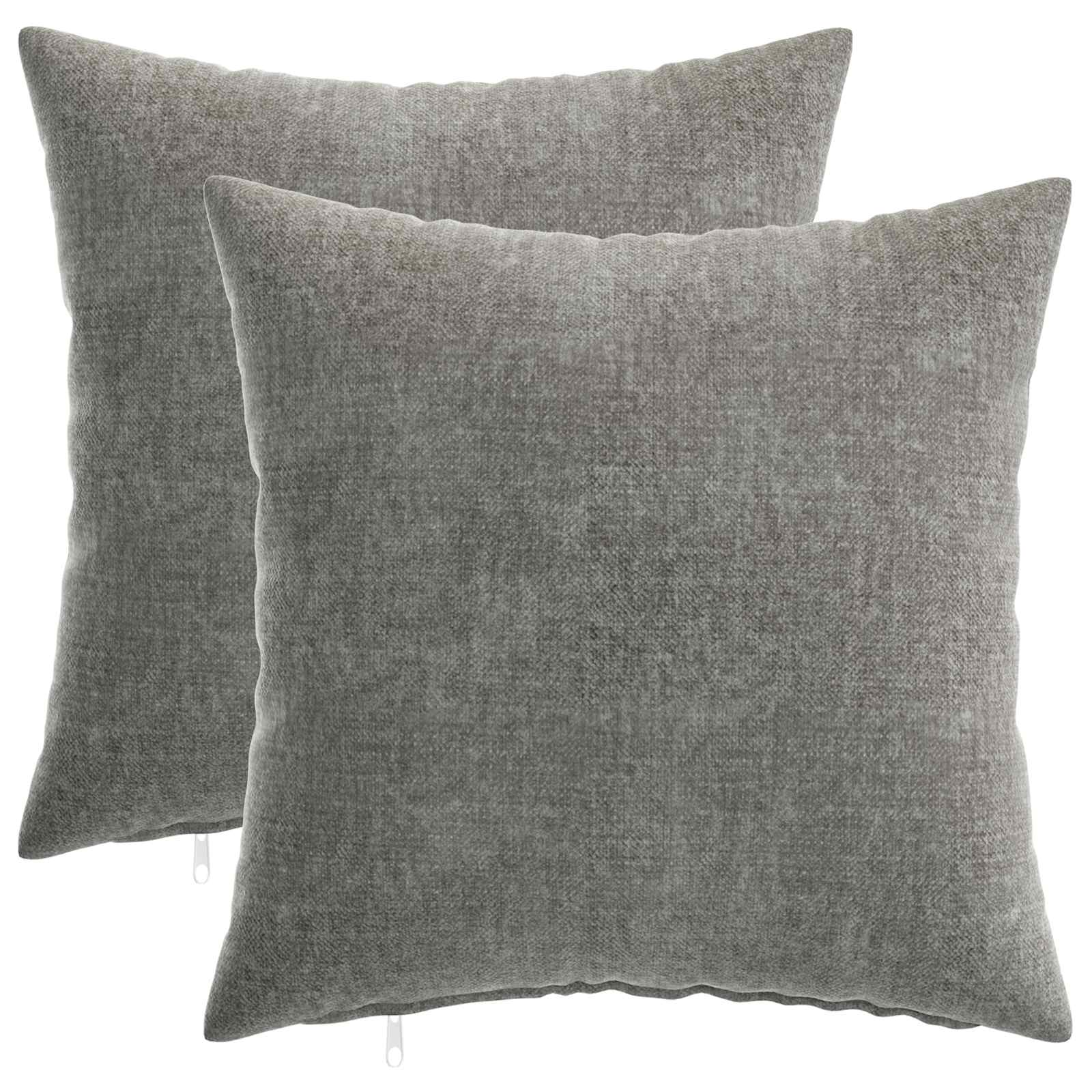 Κάλυμμα Μαξιλαριού 2 pcs HEERLEN Σκούρο Γκρι 40 x 40 cm - Pakobazaar