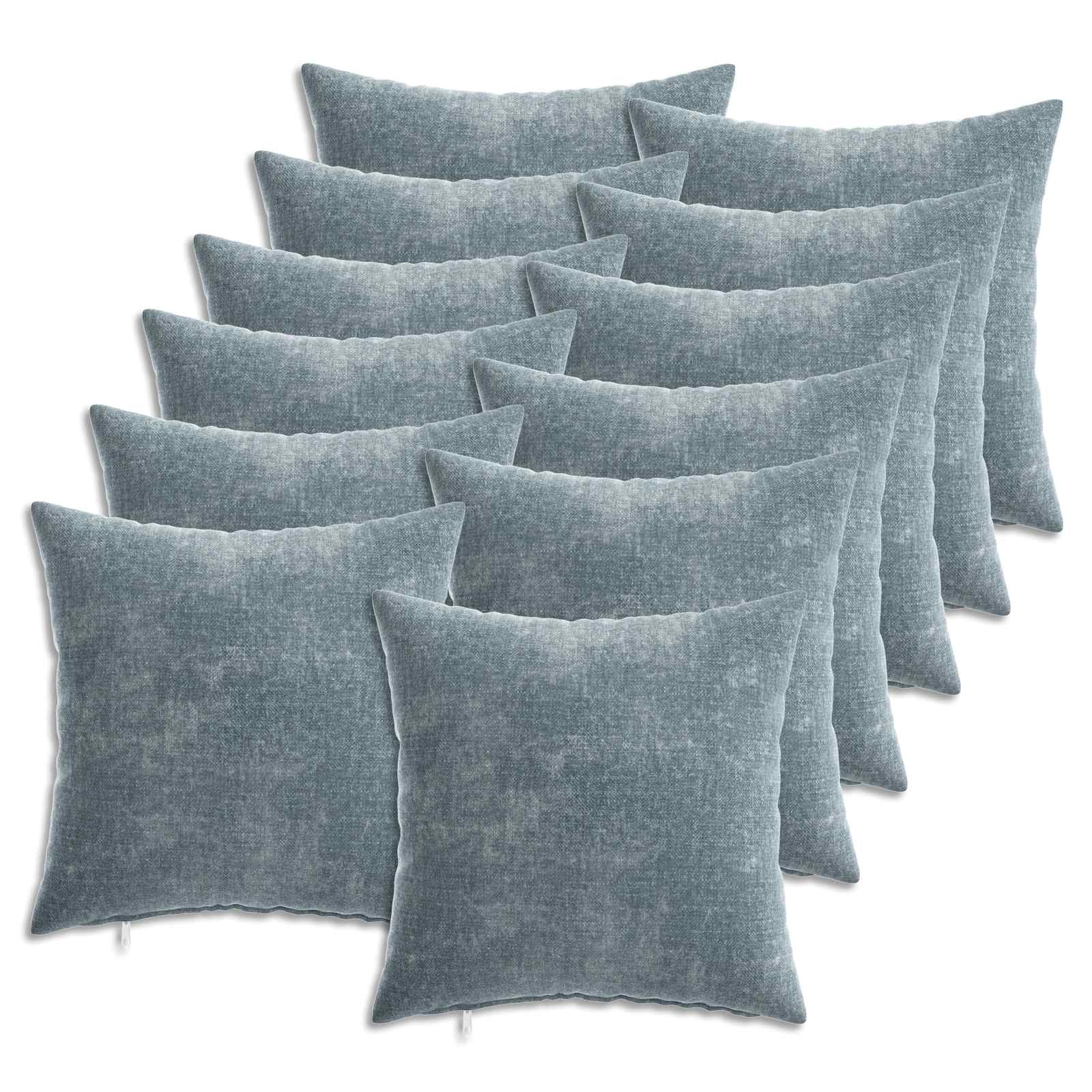 Κάλυμμα Μαξιλαριού 12 pcs HEERLEN Γαλάζιο 40 x 40 cm