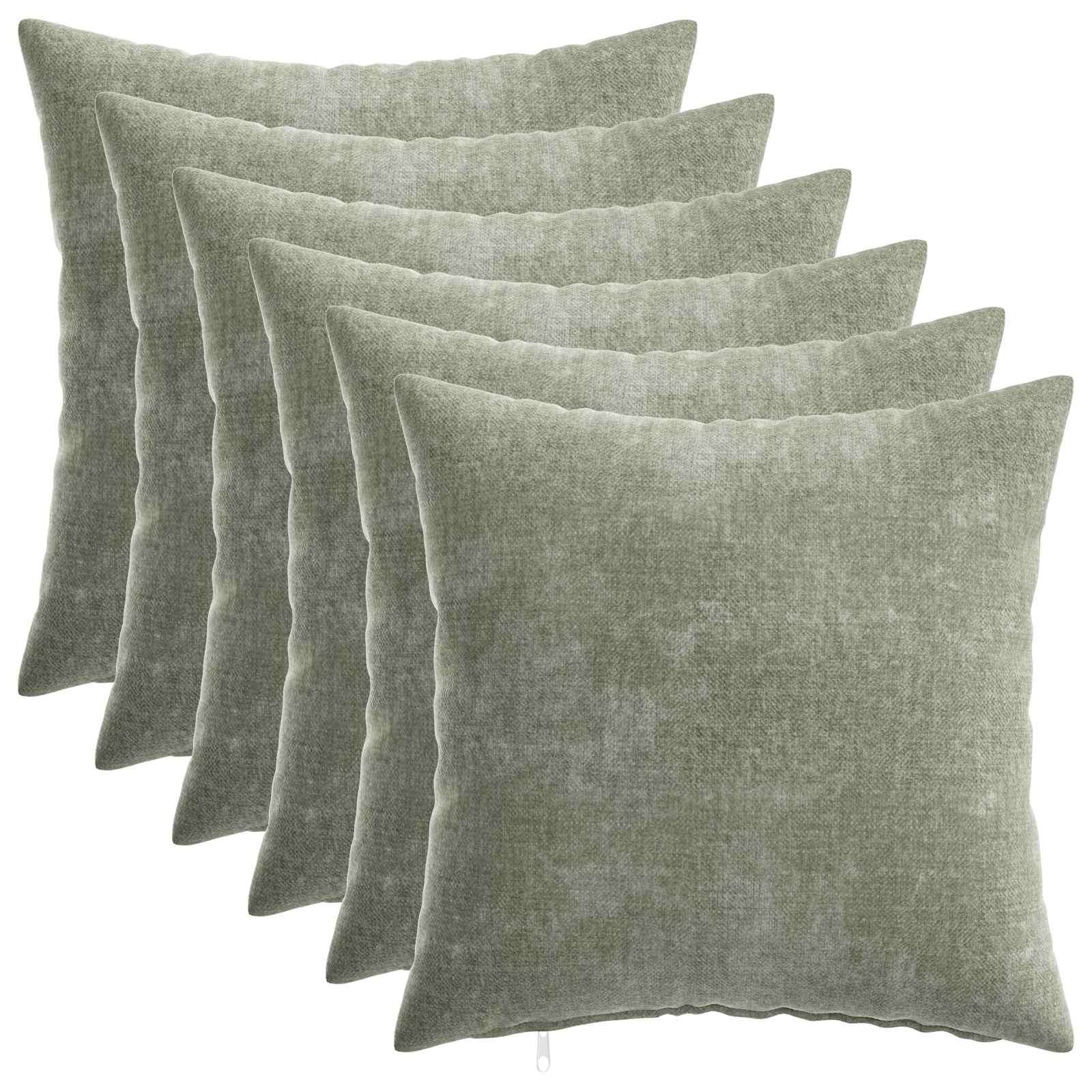 Κάλυμμα Μαξιλαριού 6 pcs HEERLEN Πράσινο 40 x 40 cm