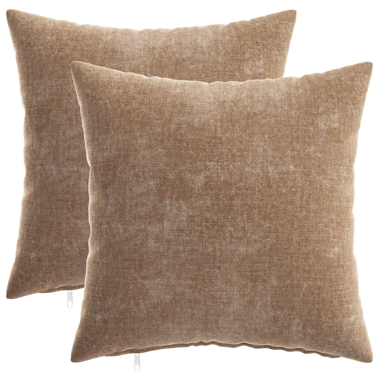 Κάλυμμα Μαξιλαριού 2 pcs HEERLEN Καφέ 40 x 40 cm - Pakobazaar