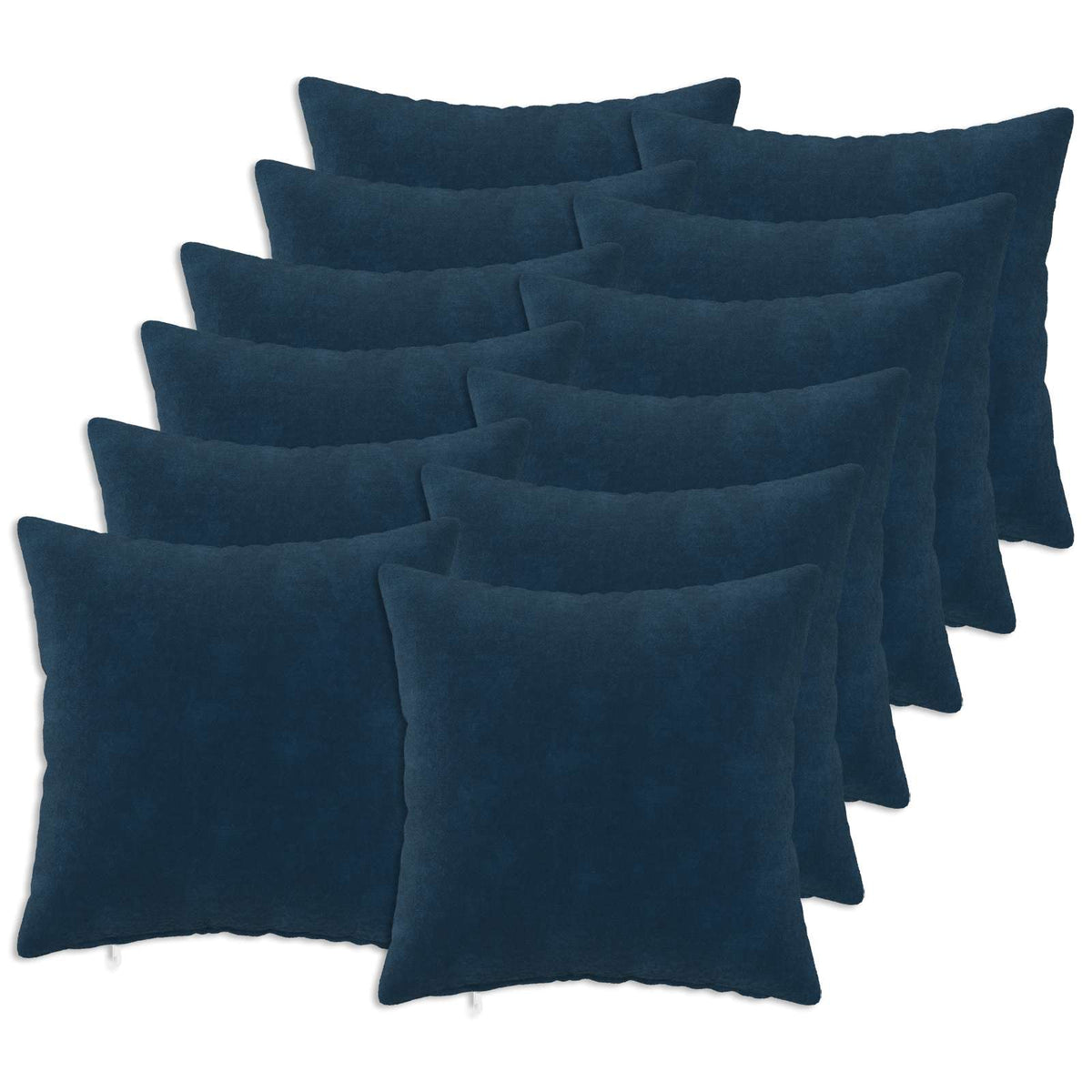 Κάλυμμα Μαξιλαριού 12 pcs HEERLEN Μπλε 40 x 40 cm