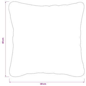 Κάλυμμα Μαξιλαριού 12 pcs HEERLEN Μπεζ 40 x 40 cm Πολυεστέρας