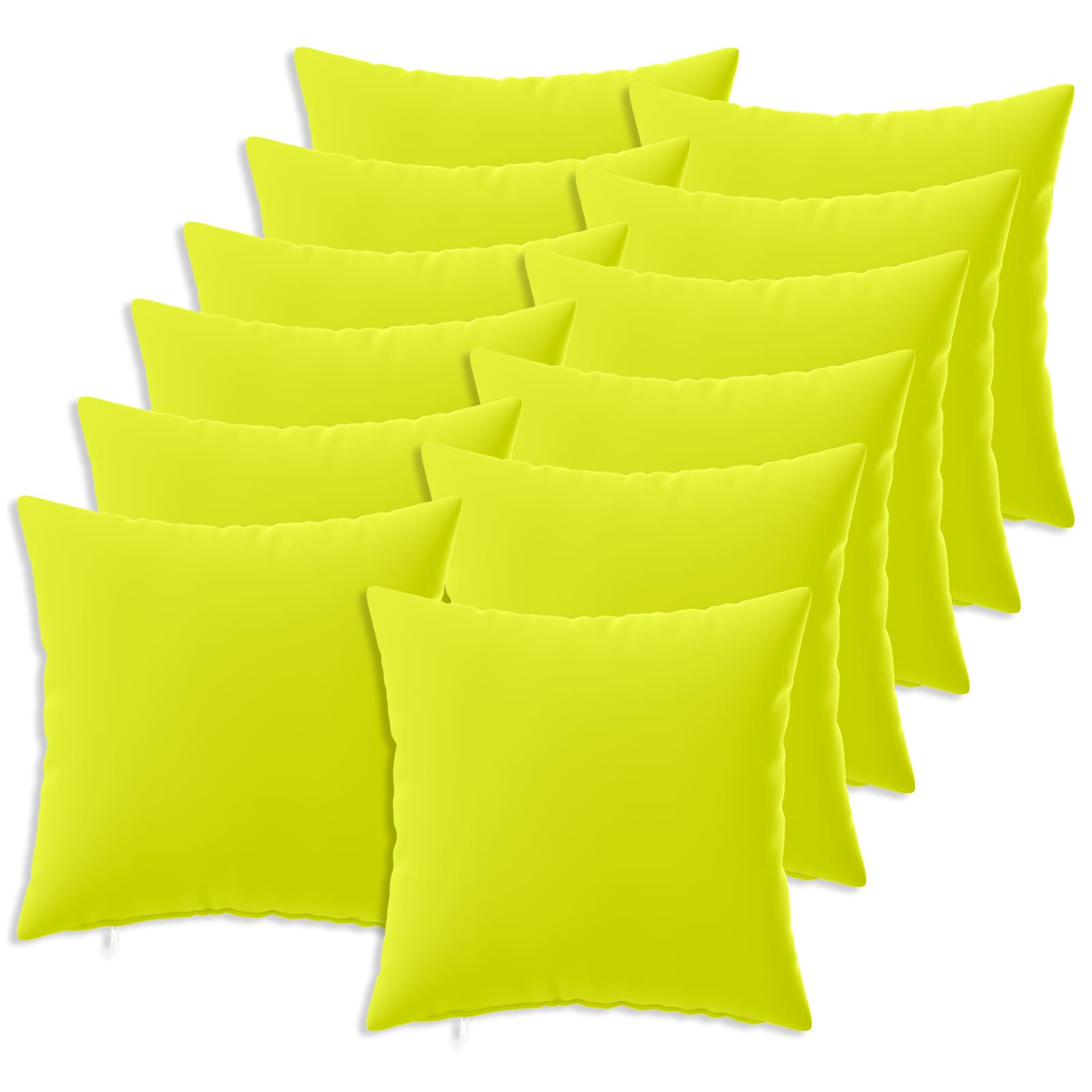 Κάλυμμα Μαξιλαριού 12 pcs HEERLEN Φωτεινό Πράσινο 40 x 40 cm