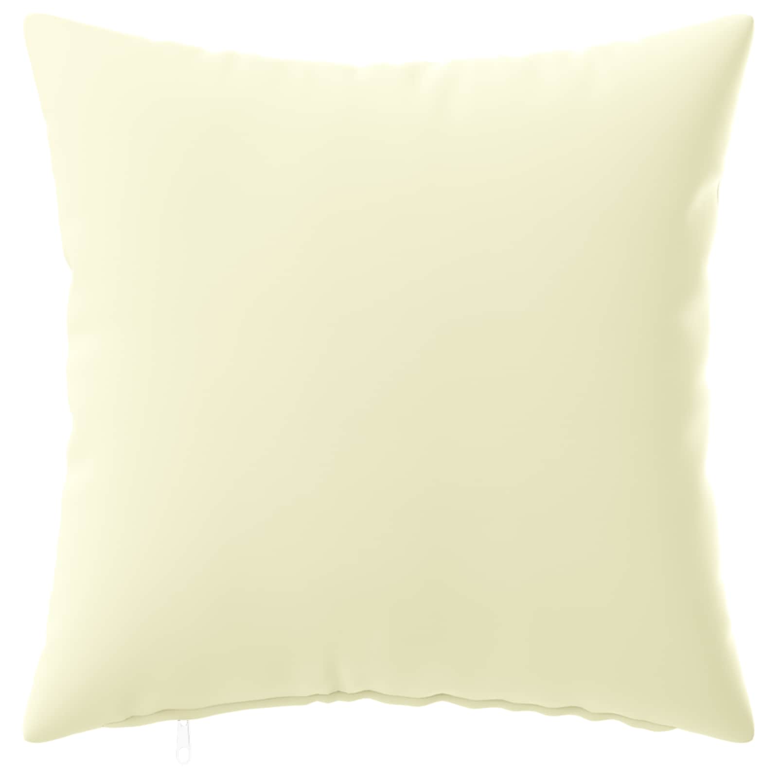 Κάλυμμα Μαξιλαριού 6 pcs HEERLEN Κρεμ 40 x 40 cm Πολυεστέρας