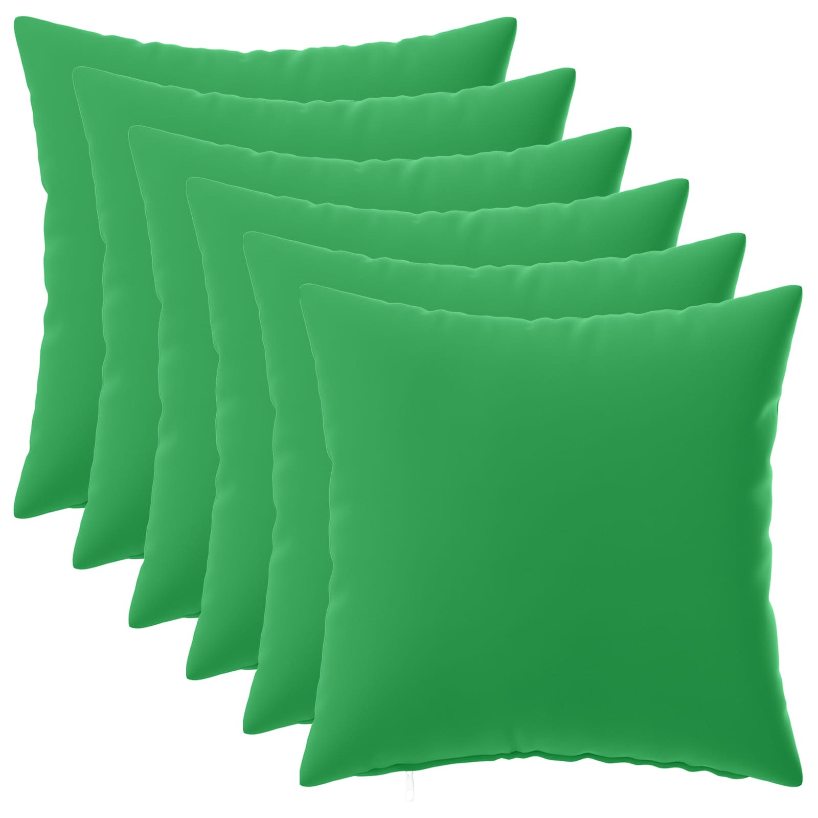 Κάλυμμα Μαξιλαριού 6 pcs HEERLEN Πράσινο 40 x 40 cm Πολυεστέρας - Pakobazaar