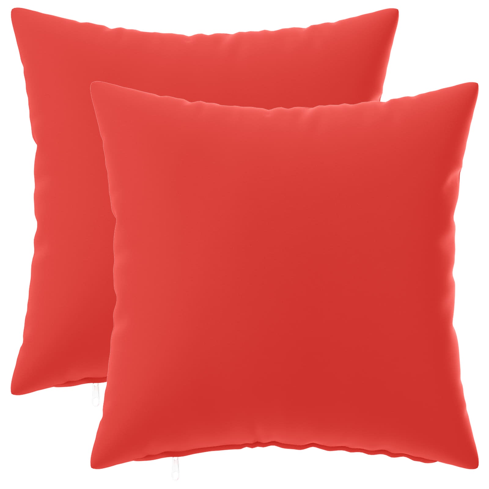 Κάλυμμα Μαξιλαριού 2 pcs HEERLEN Κόκκινο 40 x 40 cm Πολυεστέρας - Pakobazaar