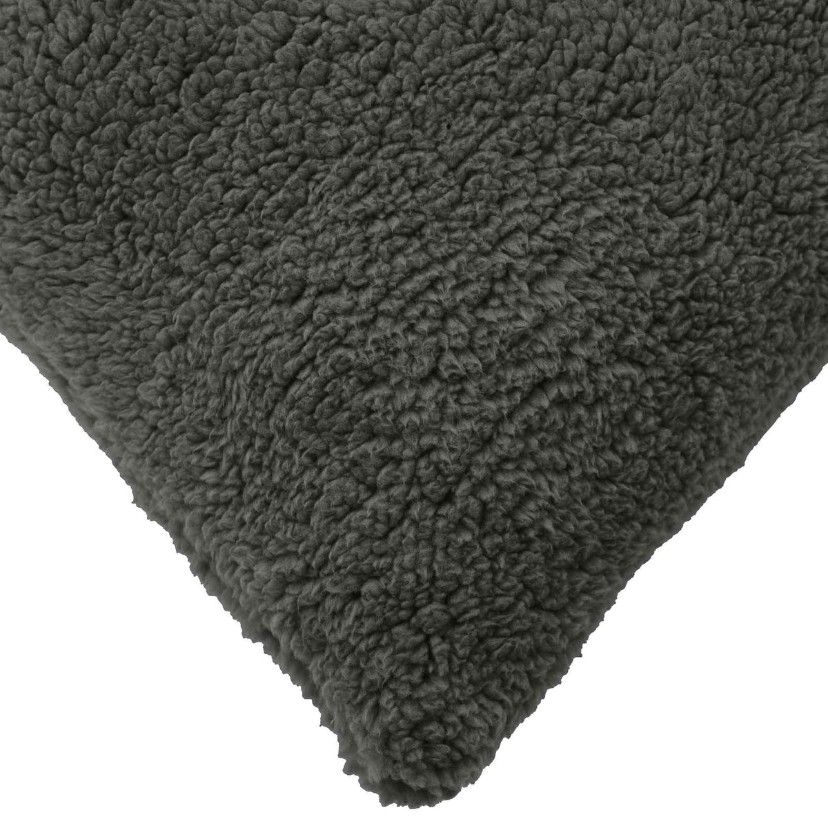 Κάλυμμα Μαξιλαριού 2 pcs HEERLEN Σκούρο Γκρι 40 x 40 cm Μπουκλέ - Pakobazaar