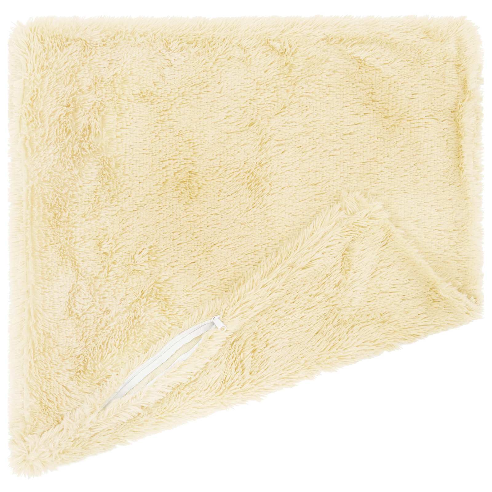 Κάλυμμα Μαξιλαριού 2 pcs HEERLEN Κρεμ 40 x 40 cm PV Φλίς - Pakobazaar