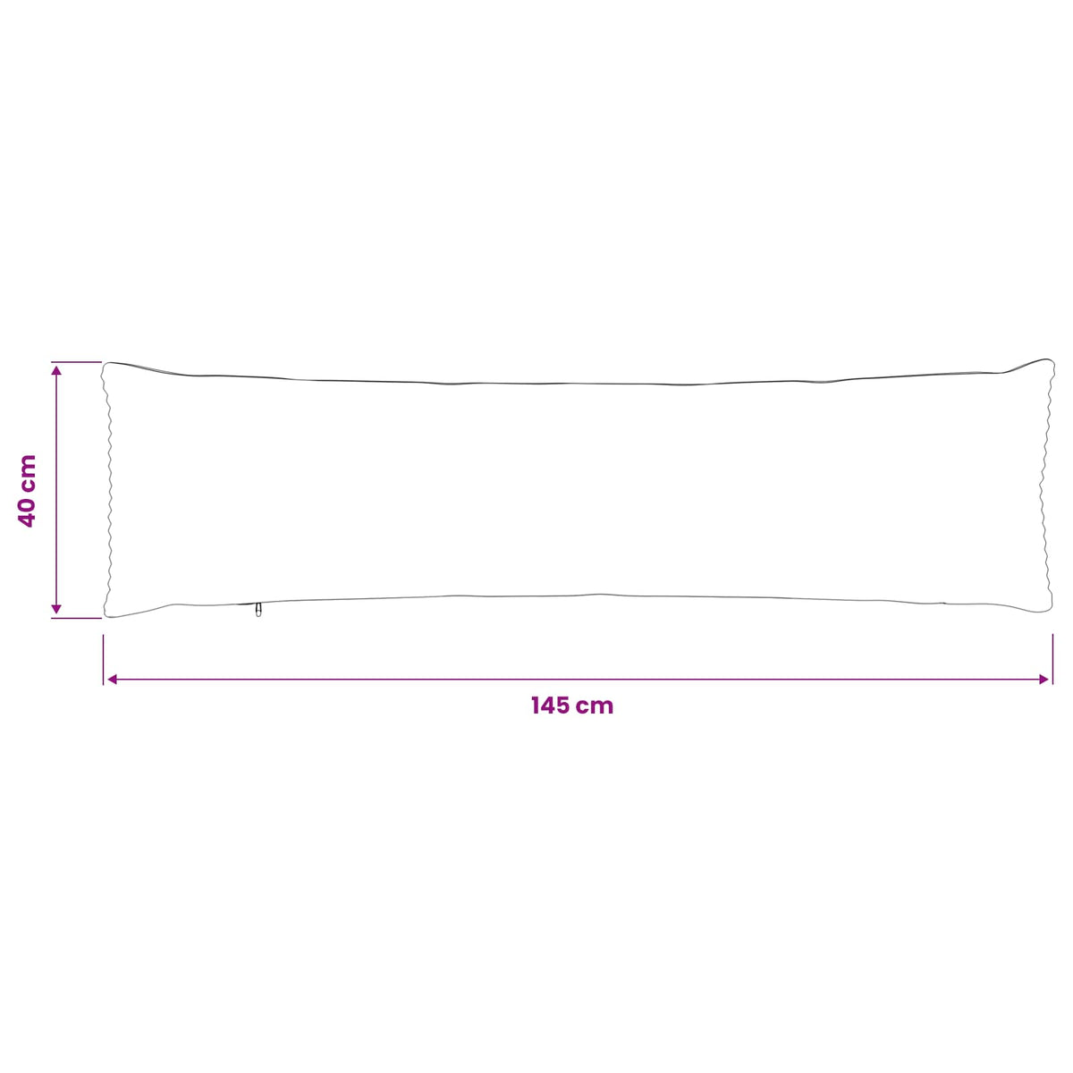 Κάλυμμα Μαξιλαριού 2 pcs HEERLEN Taupe 40 x 145 εκ. κορντουρόι - Pakobazaar